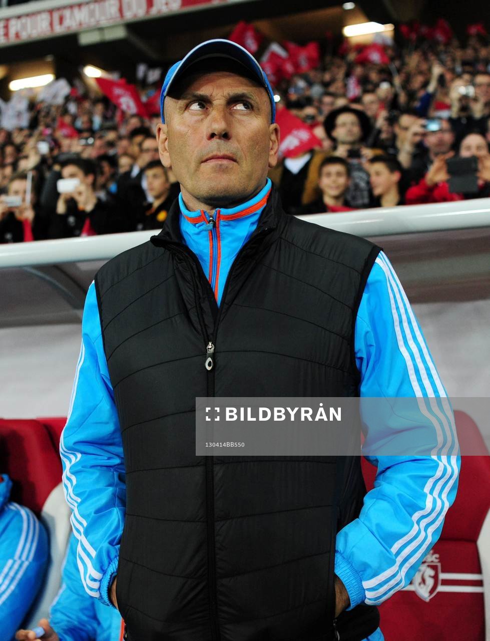  Fotboll, Franska ligan, Lille - Marseille: Elie BAUP - 14.04.2013 - Lille / Marseille  - 32eme journee de Ligue 1