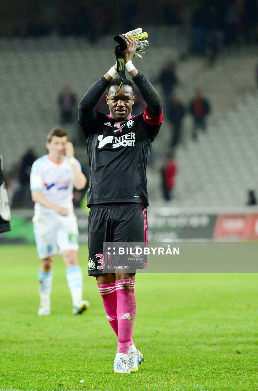  Fotboll, Franska ligan, Lille - Marseille: Steve MANDANDA - 14.04.2013 - Lille / Marseille  - 32eme journee de Ligue 1