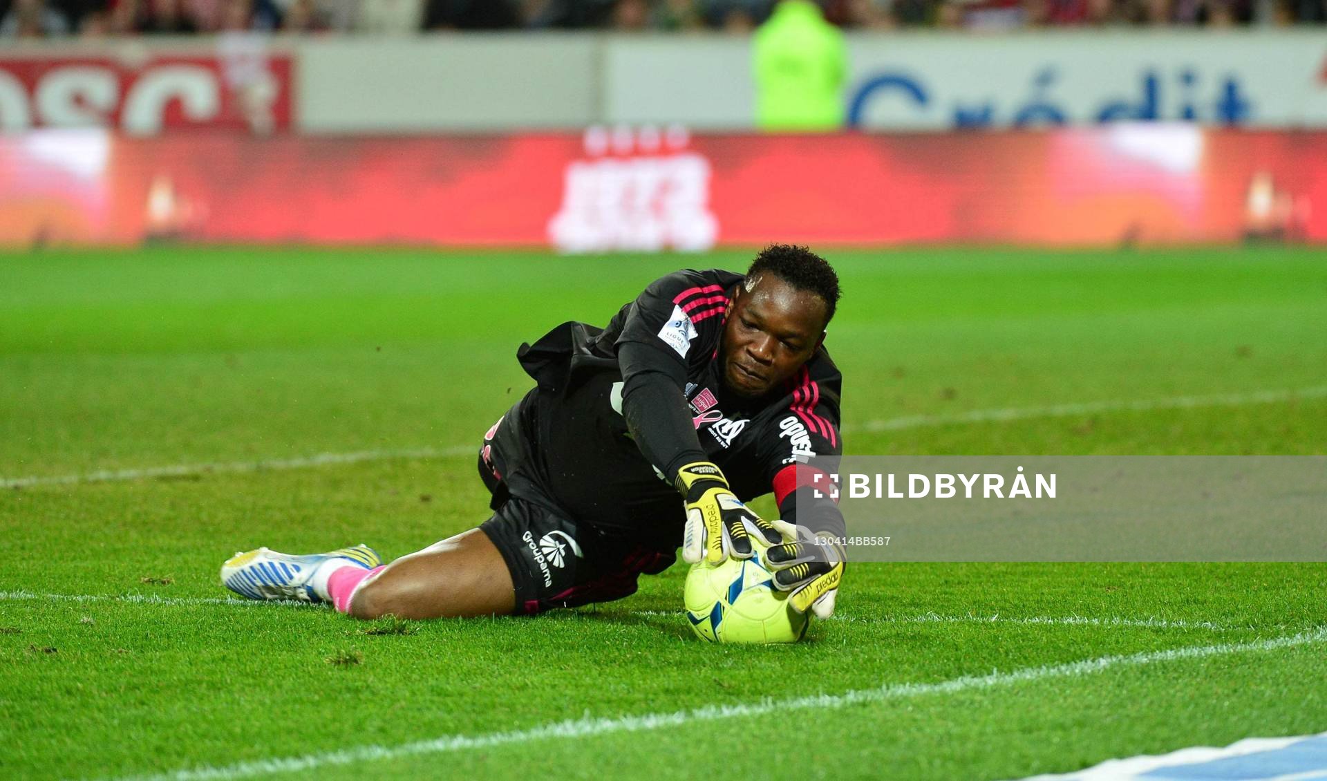  Fotboll, Franska ligan, Lille - Marseille: Steve MANDANDA - 14.04.2013 - Lille / Marseille  - 32eme journee de Ligue 1