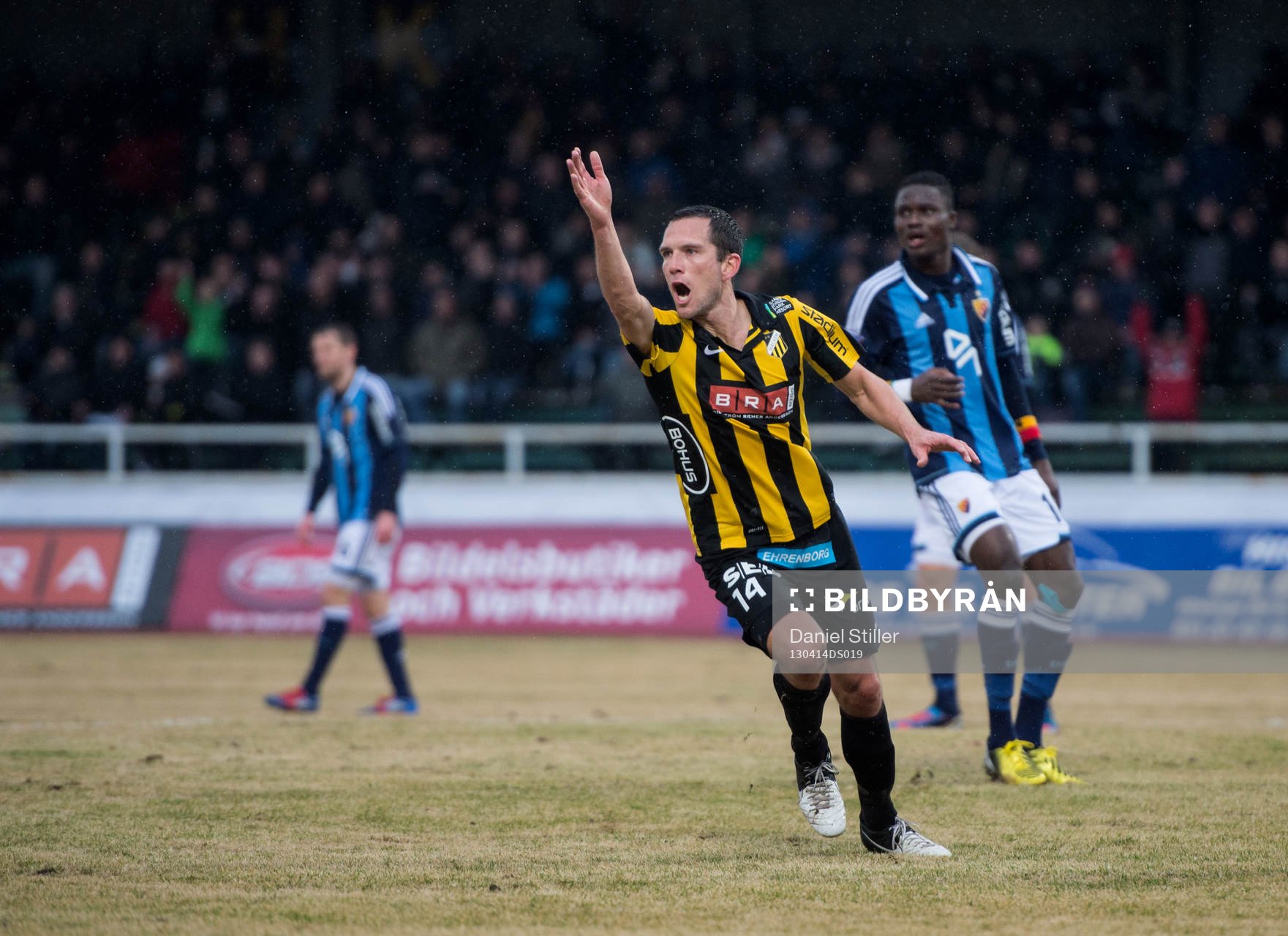 Martin Ericsson, Häcken, gör 2-0, jubel