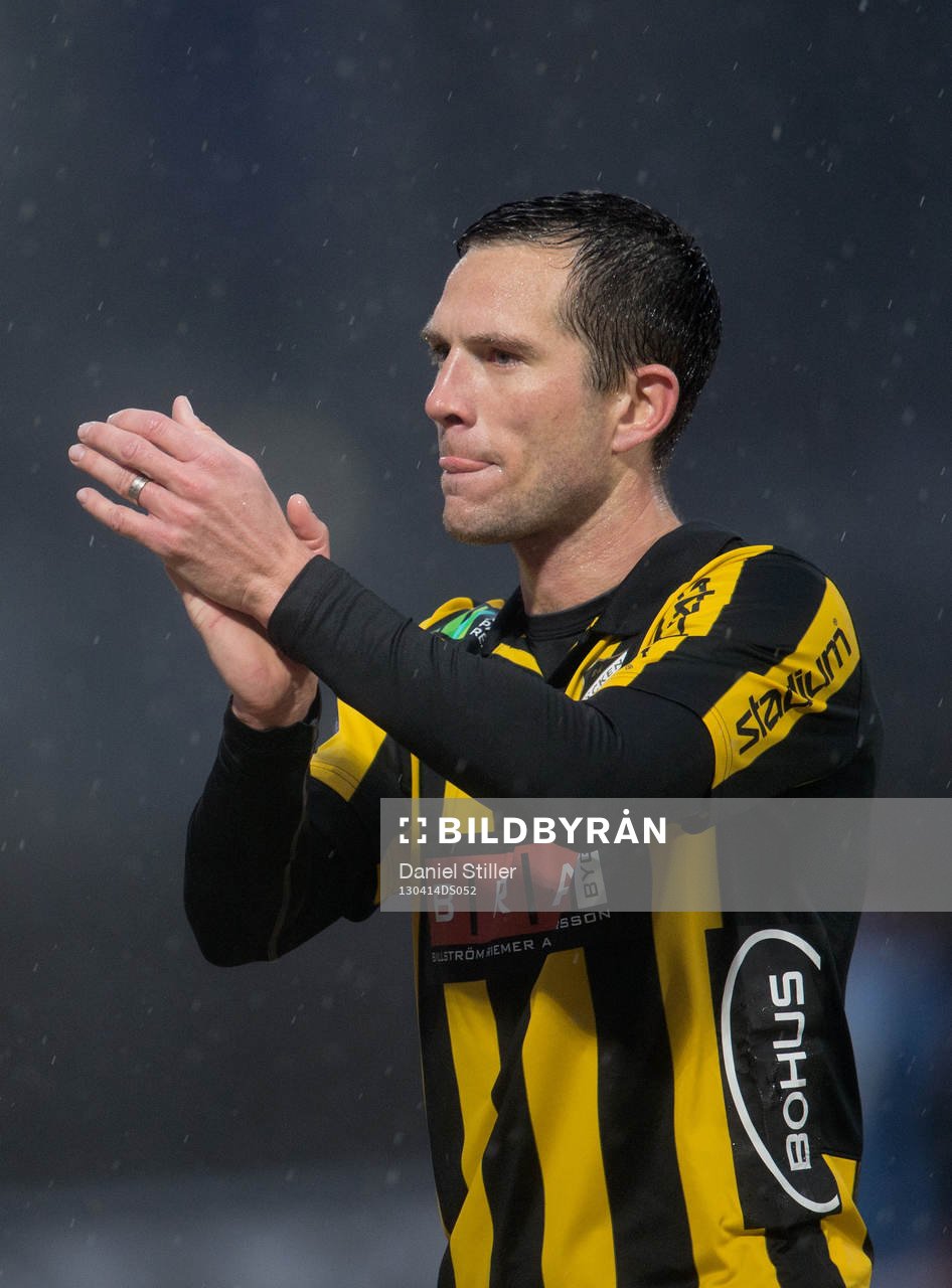 Martin Ericsson, Häcken, tackar publiken