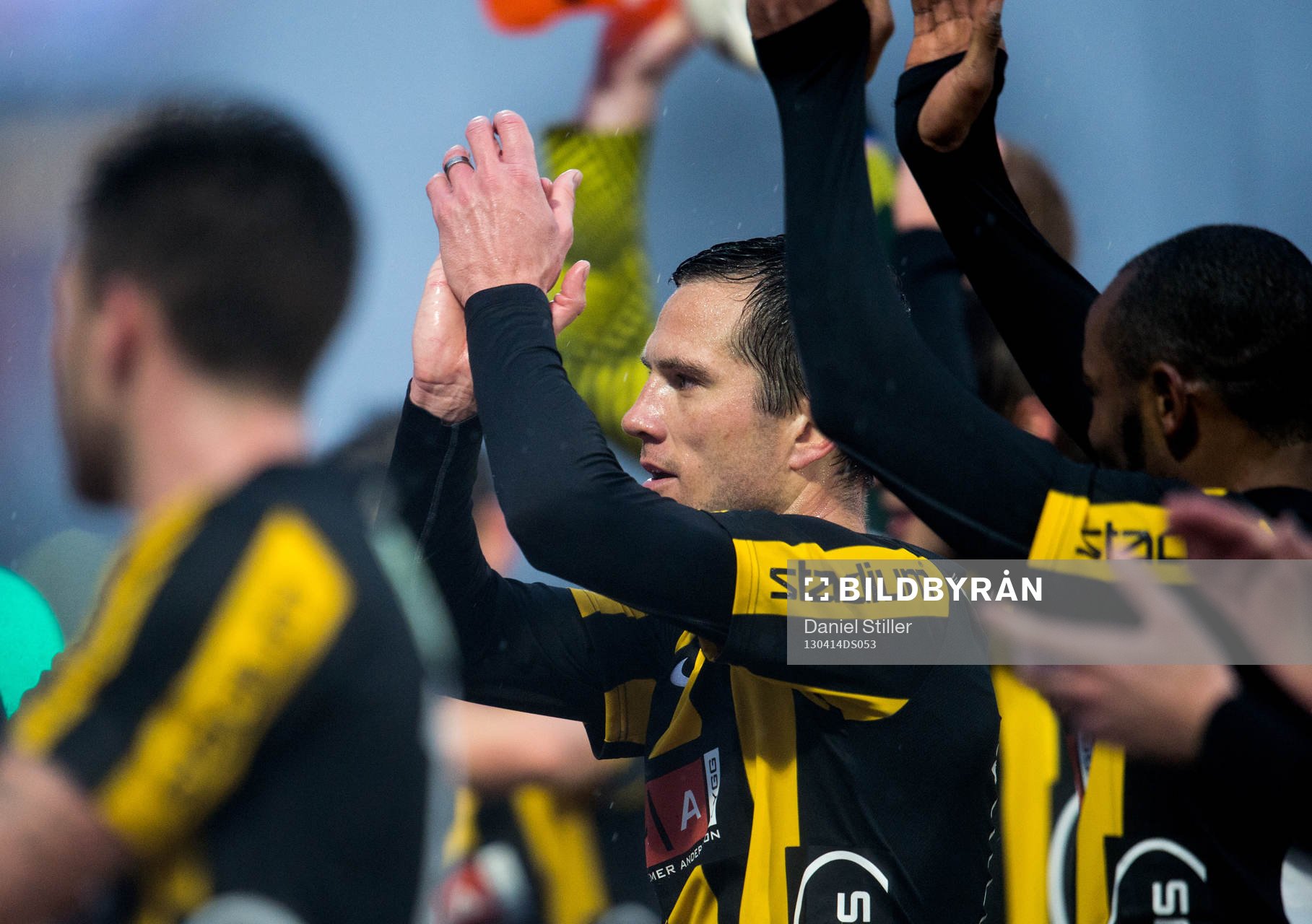Martin Ericsson, Häcken, tackar publiken