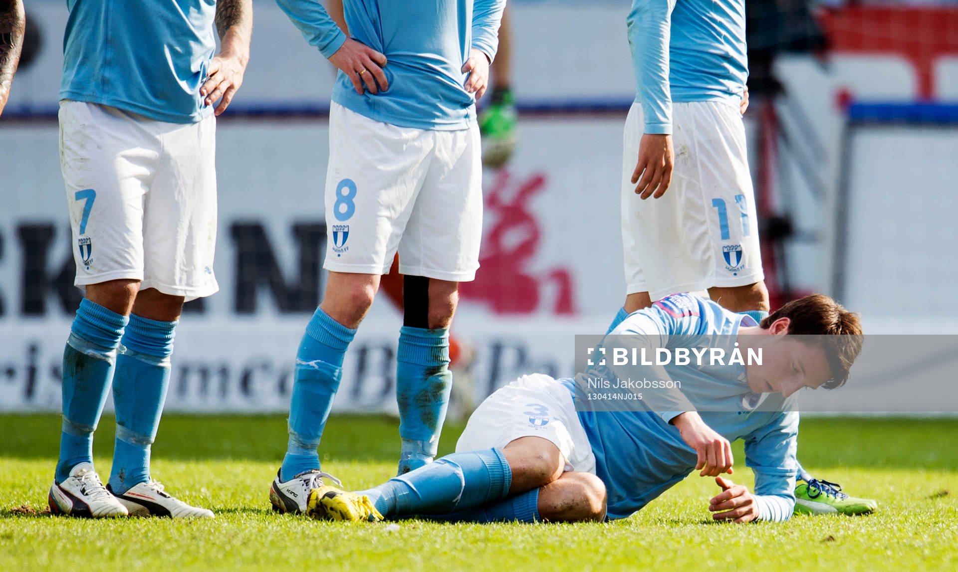 Alexander Blomqvist, Malmö FF, en av många skador
