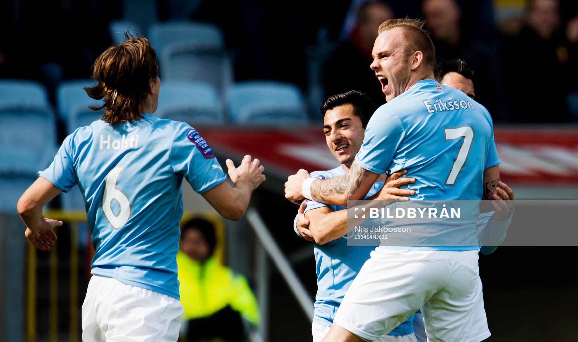 Markus Halsti, Jiloan Hamad, Magnus Eriksson, Malmö FF,