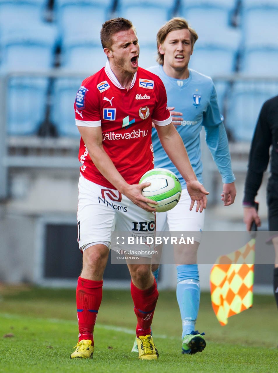 Mats Solheim, Kalmar, skriker i frustration