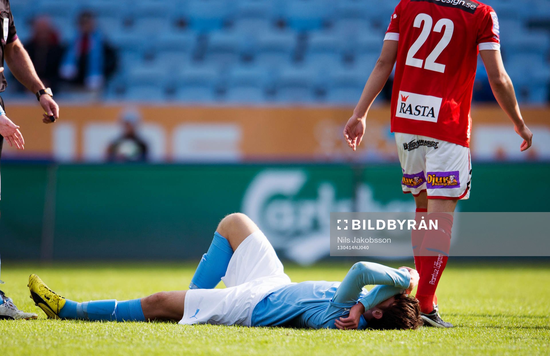 Alexander Blomqvist, Malmö FF, spelade några få minuter
