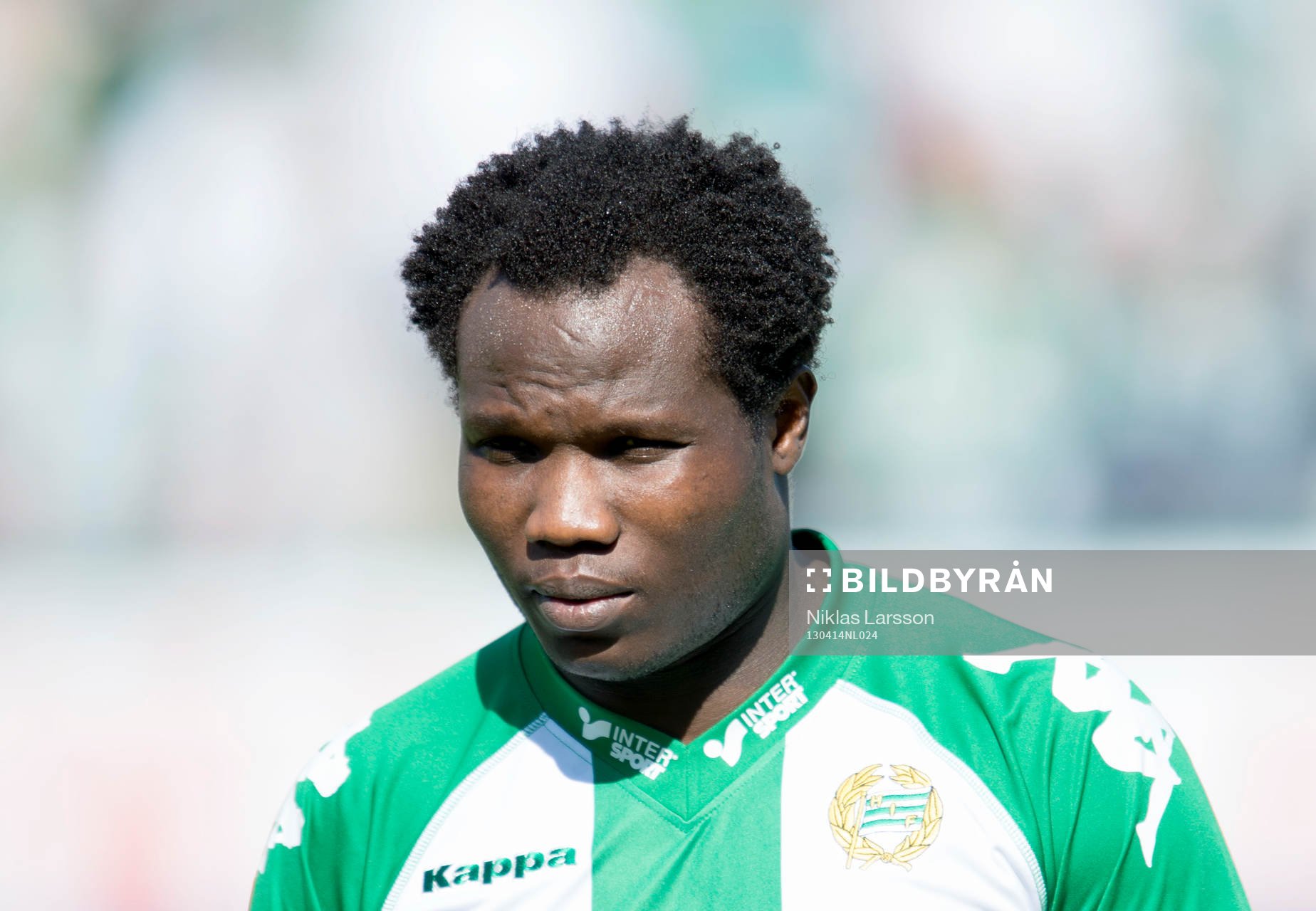 Fotboll, Superettan, Hammarby - Värnamo: Monday James, Hammarby.