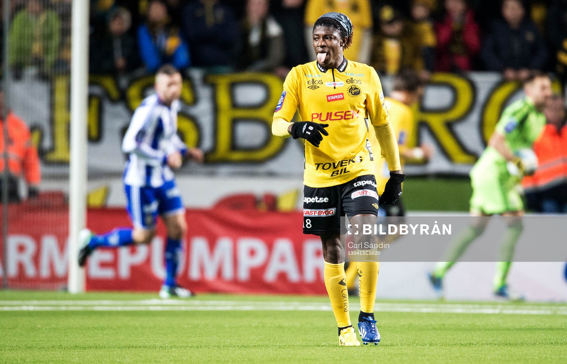 Mohamed Bangura, Elfsborg, räcker ut tungan