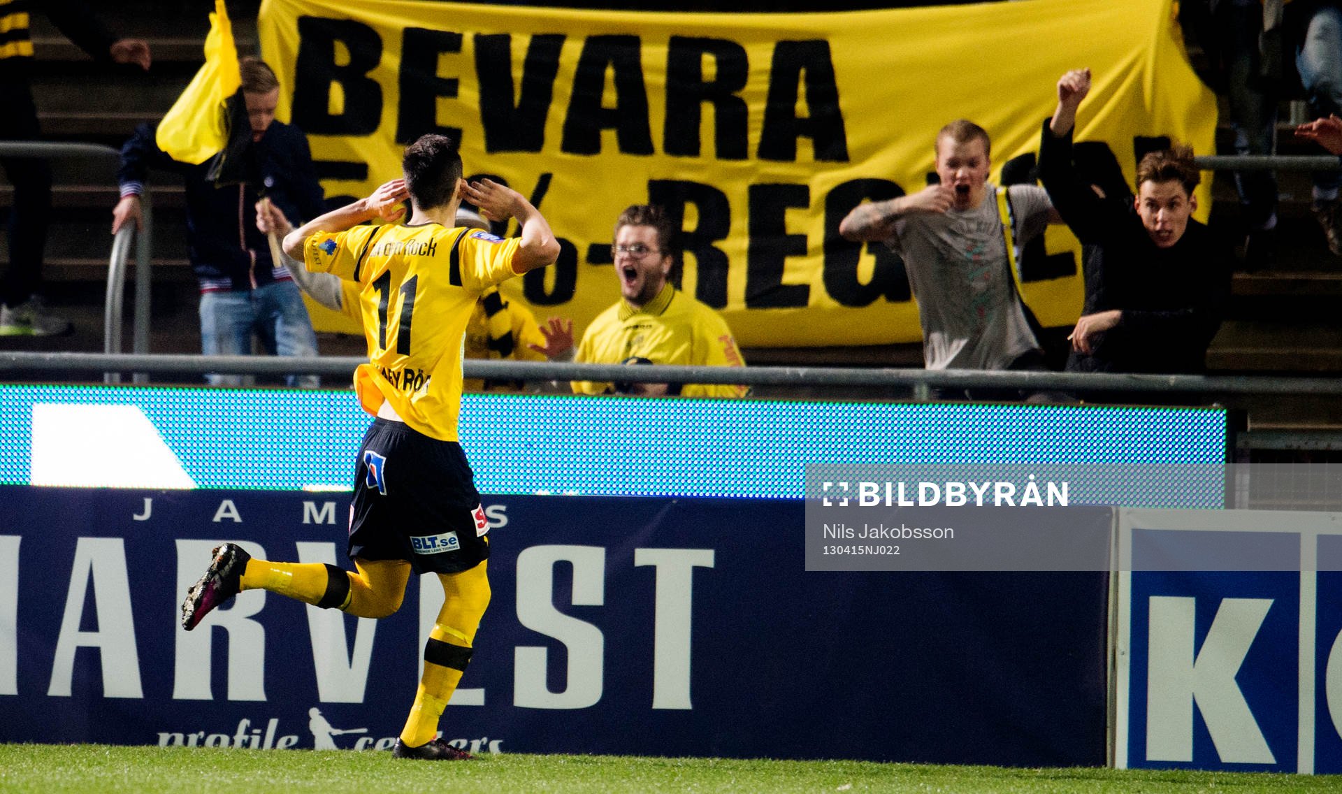 Haris Radetinac, Mjällby, jublar