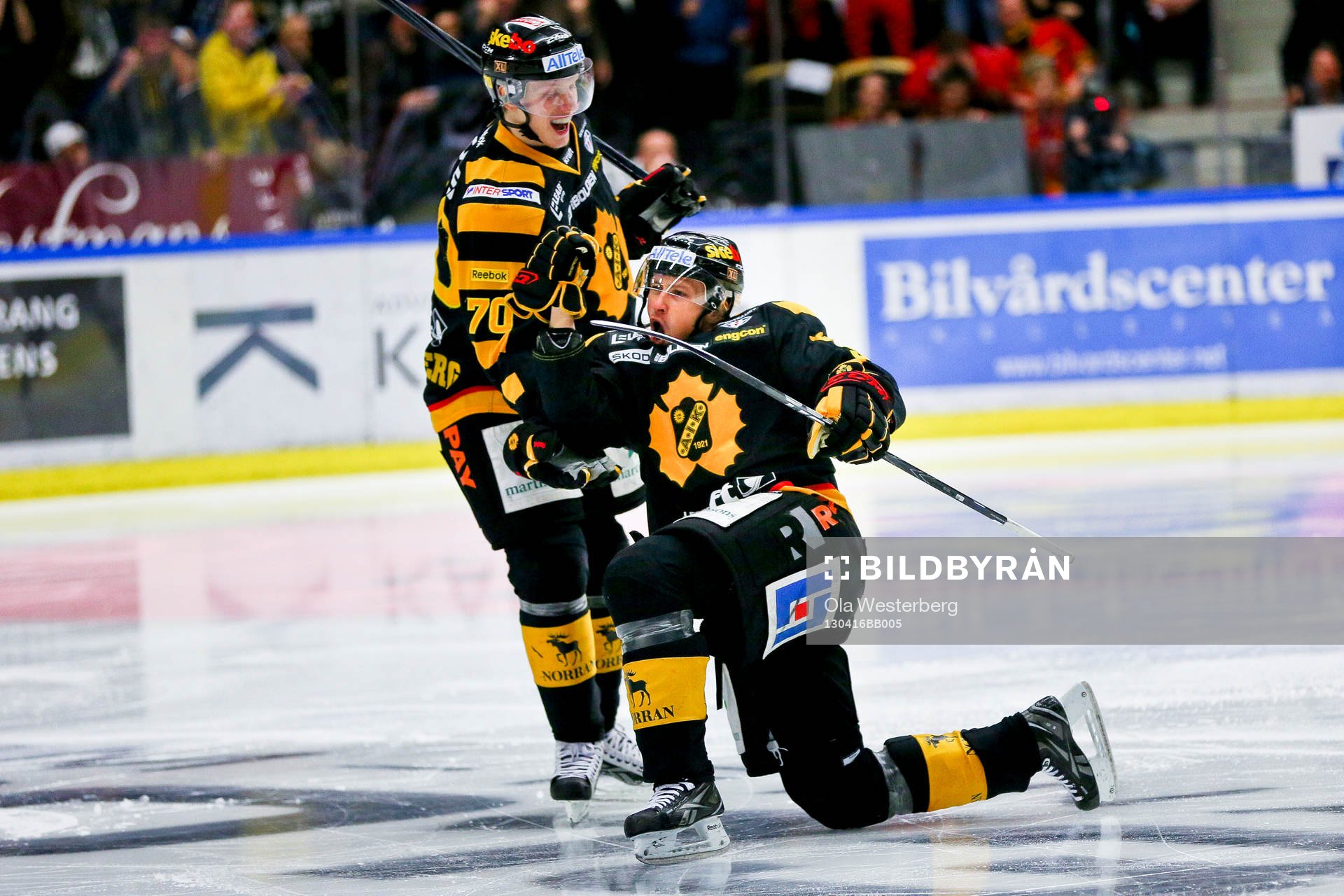 Martin Sevc kvitterar till 1-1 mot Luleå i