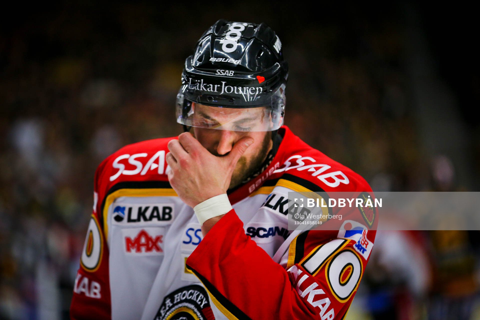 Luleås Johan Fransson deppar mot Skellefteå