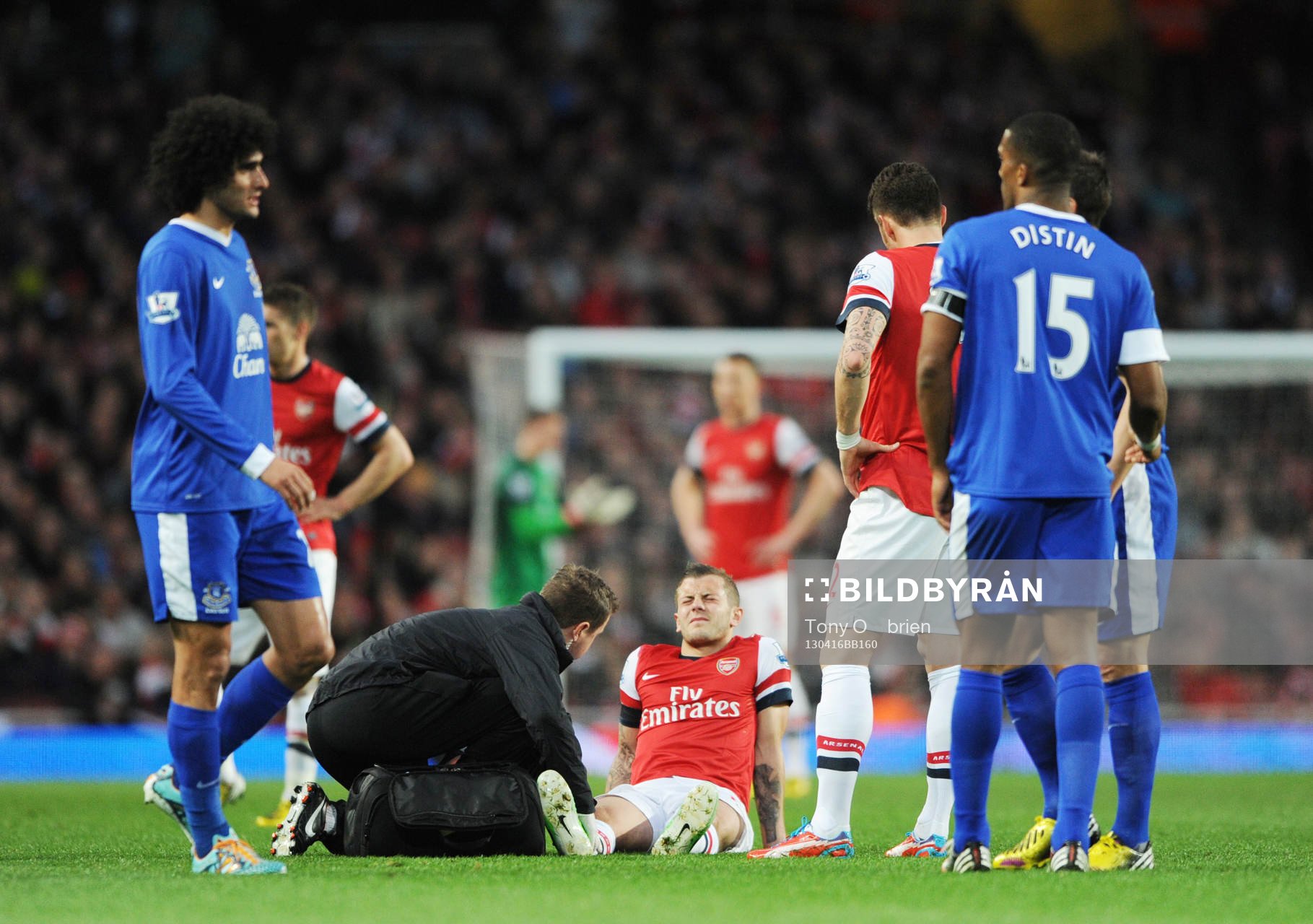 Football - Arsenal v Everton - Barclays Premier League  -