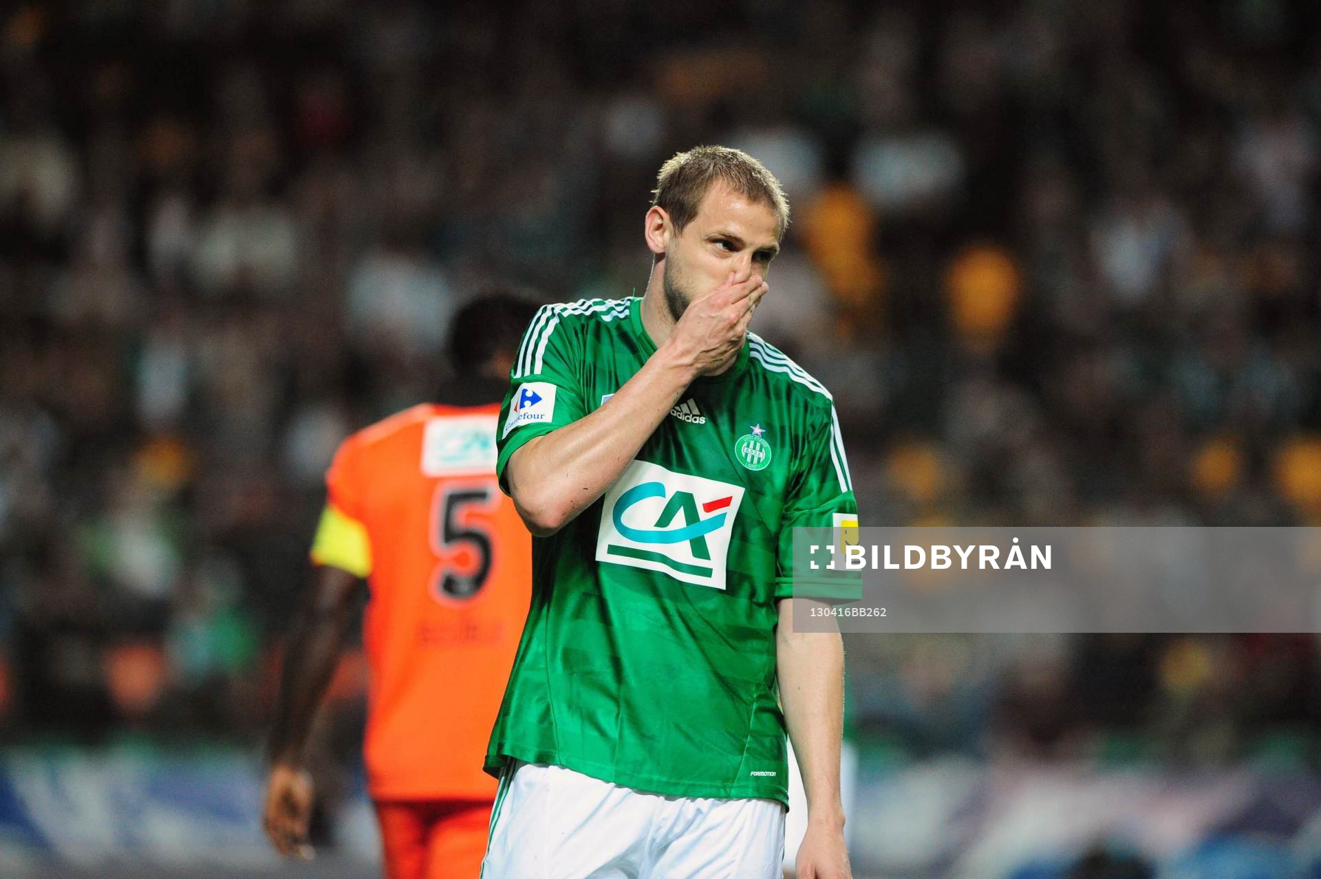 Mathieu BODMER -  16.04.2013 -  Saint Etienne / Lorient -
