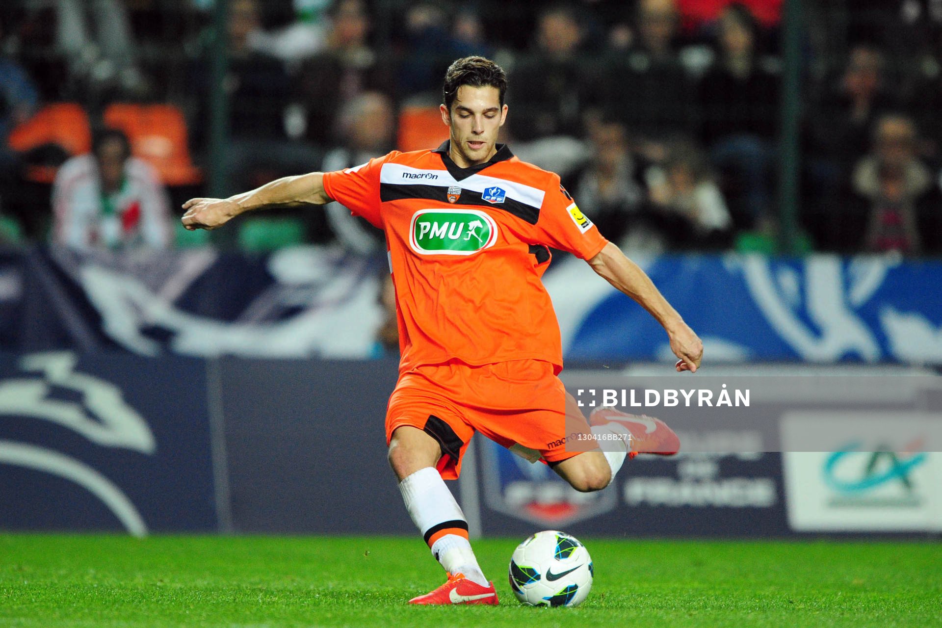 Maxime BARTHELME -  16.04.2013 -  Saint Etienne / Lorient -