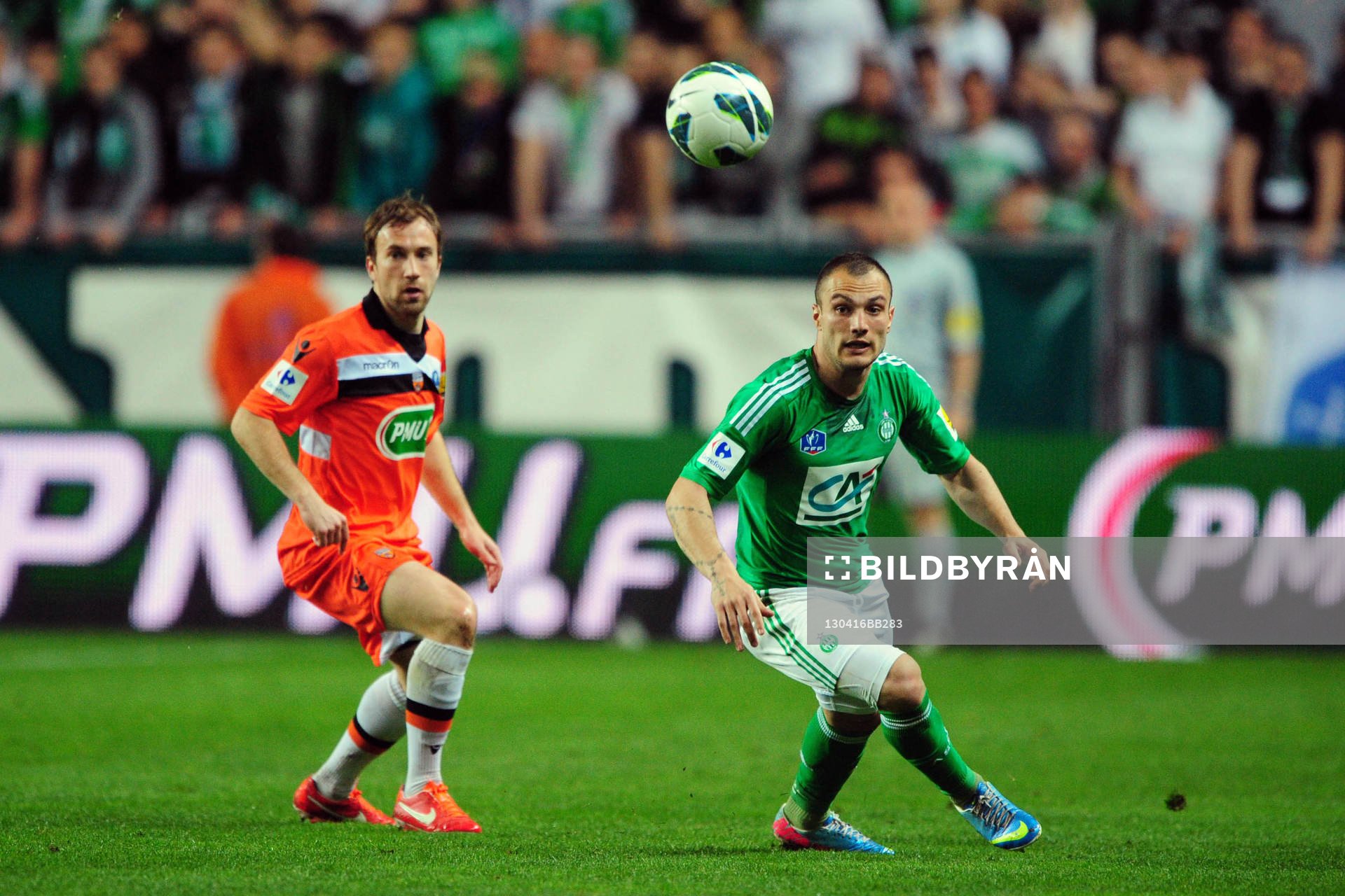 Yohan MOLLO -  16.04.2013 -  Saint Etienne / Lorient -