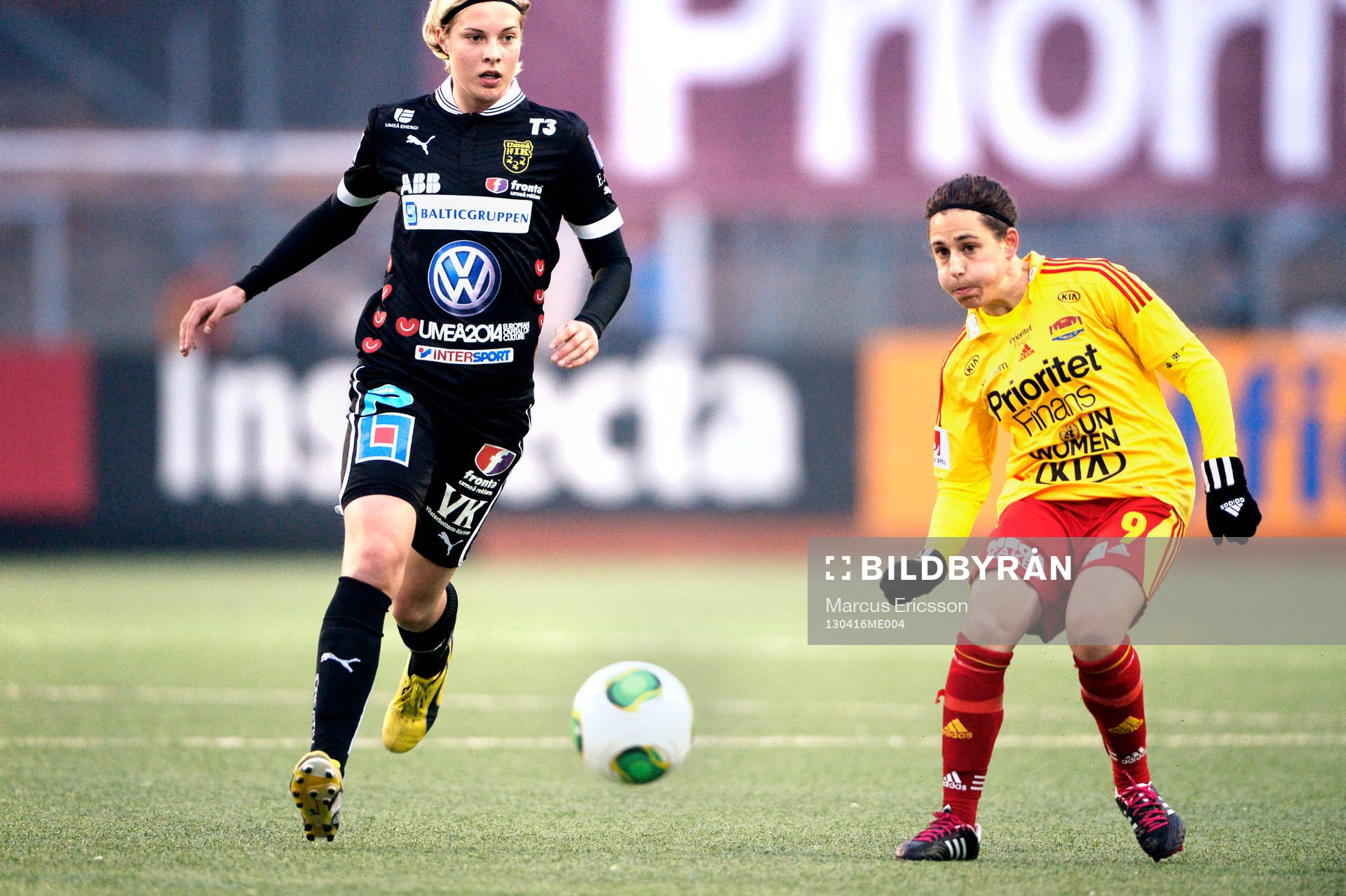 Veronica Boquete, Tyresö spelar boll och Lina Hurtig,