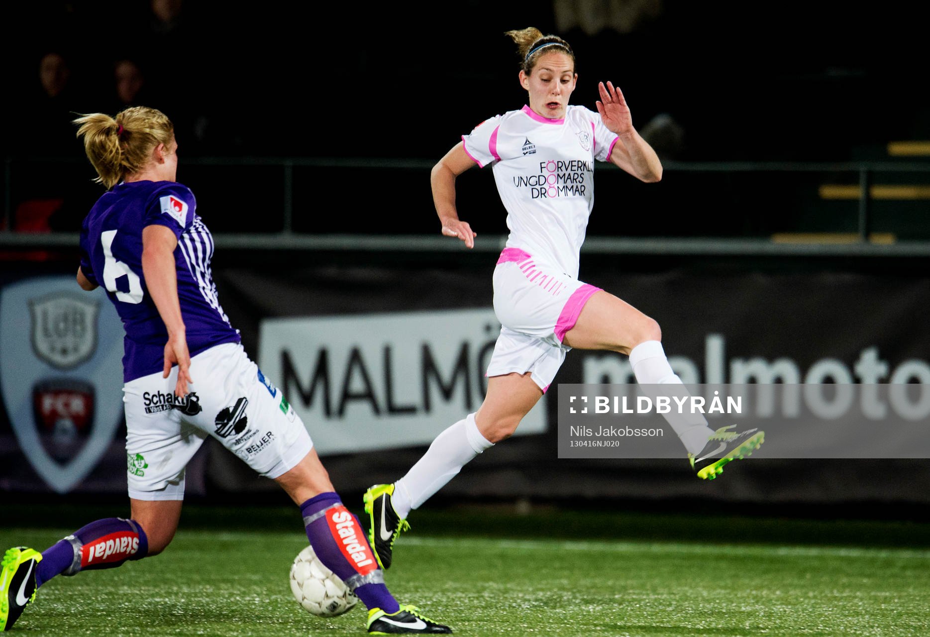 Kathlene Fernström, Jitex BK, Manon Melis, LdB FC Malmö