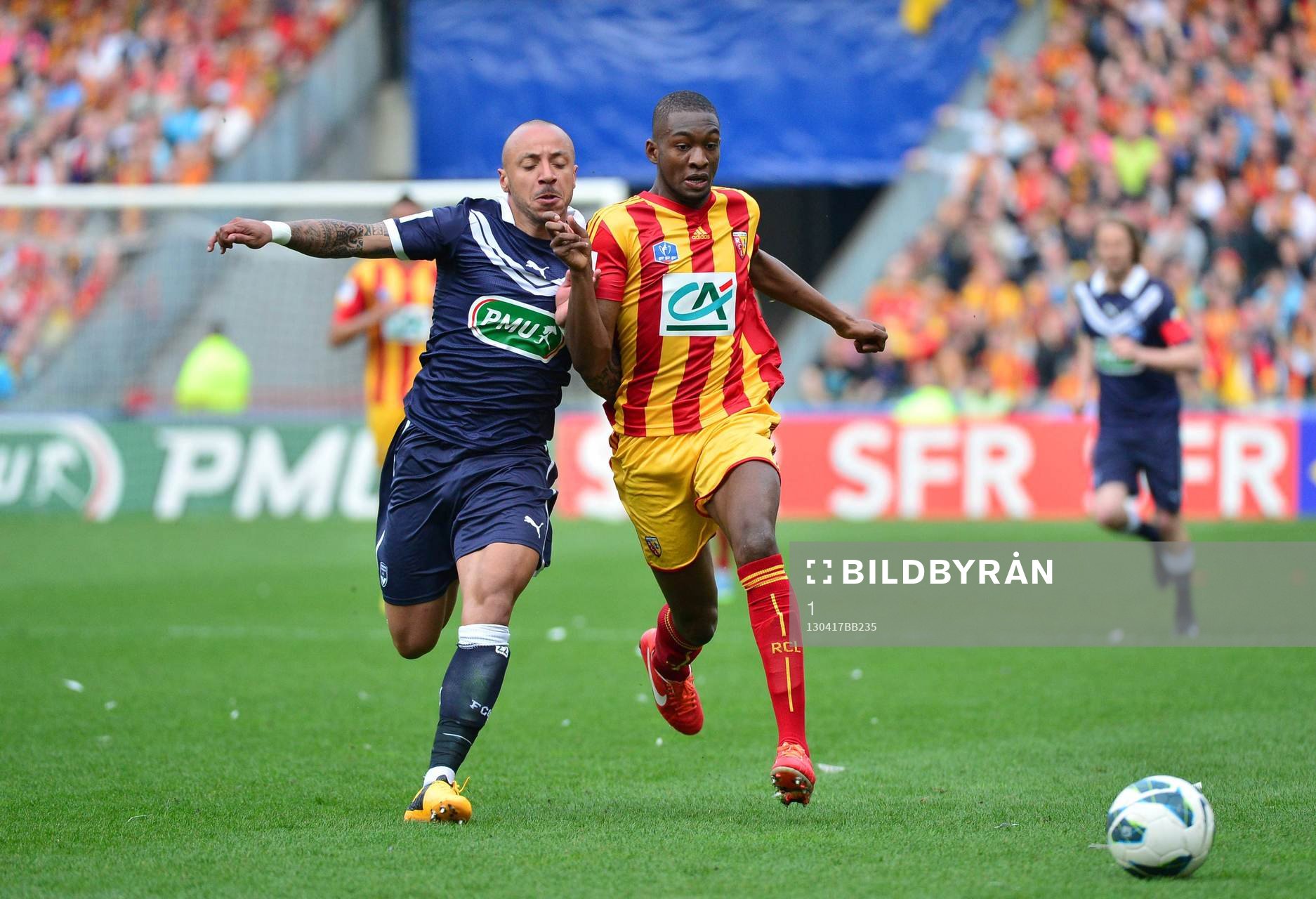 Julien FAUBERT / Samba SOW - 17.04.2013 - Lens / Bordeaux -