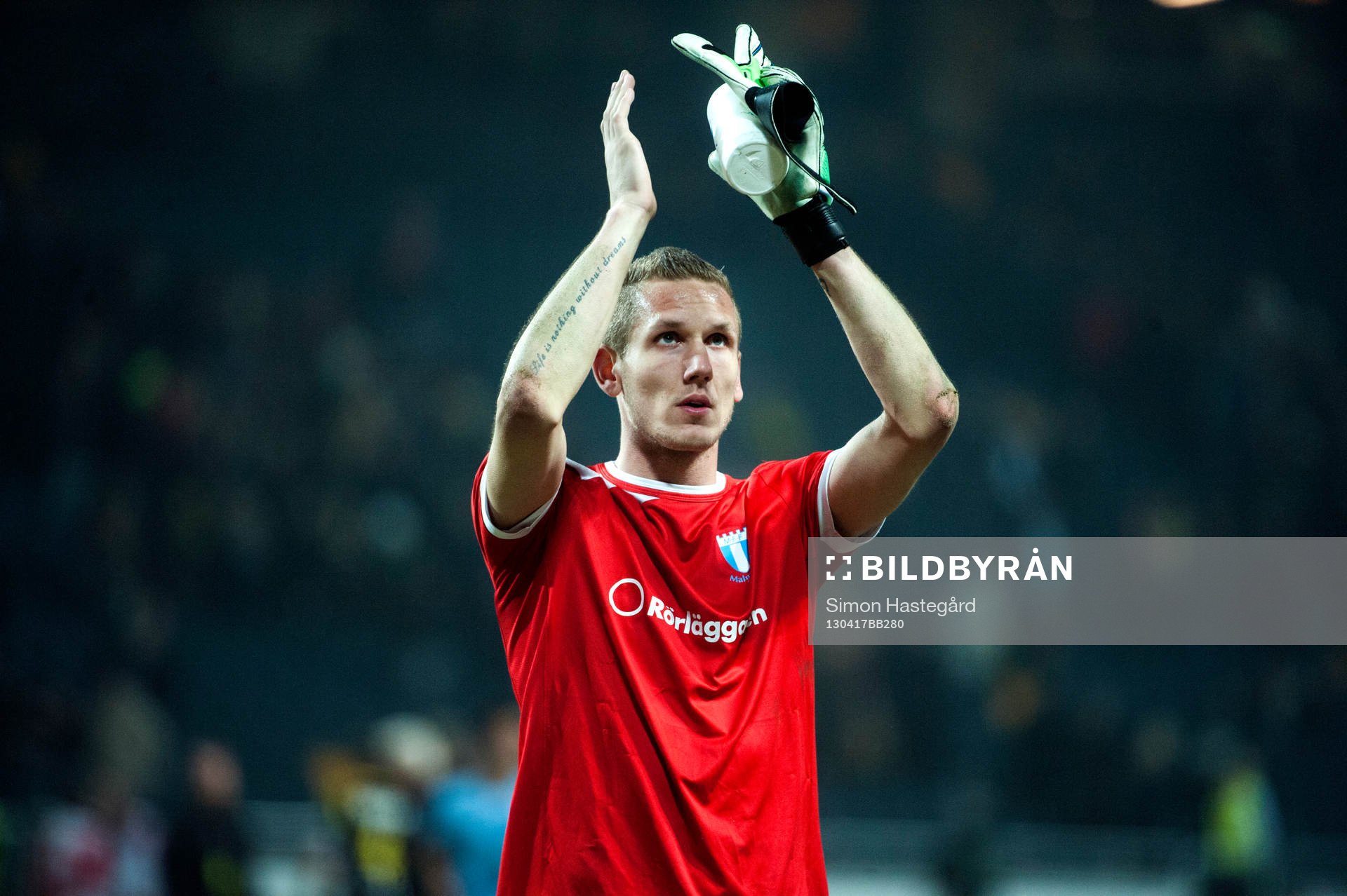Robin Olsen, Malmö, jublar