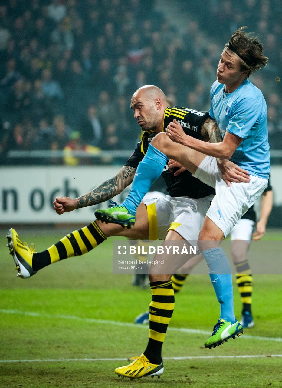 Daniel Majstorovic, AIK, och Simon Thern, Malmö