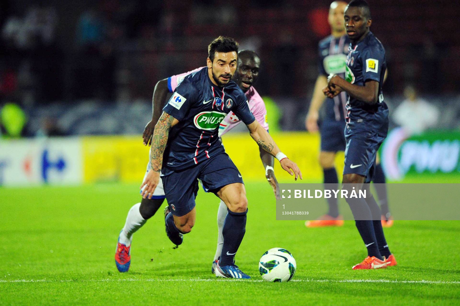 Ezequiel LAVEZZI - 17.04.2013 - Evian Thonon / Paris Saint