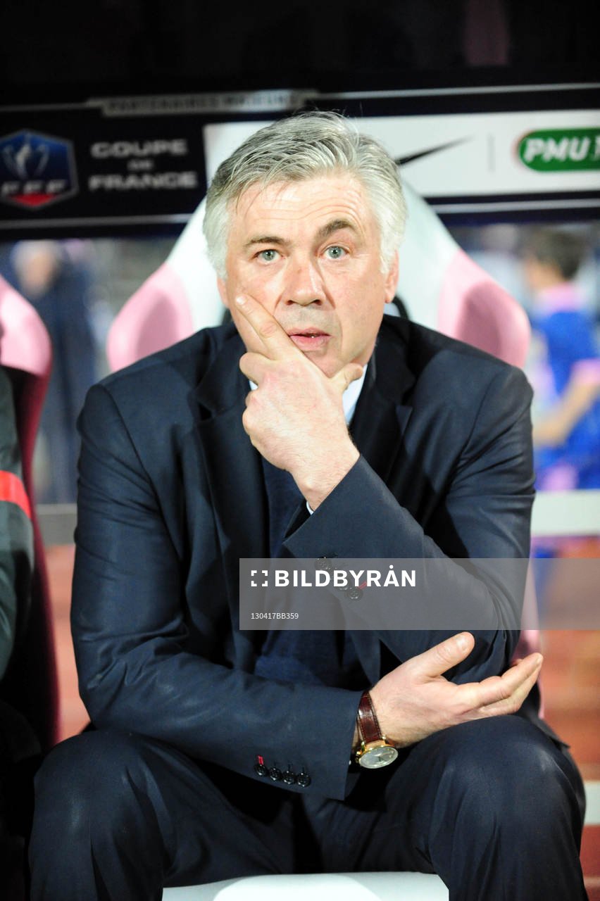 Carlo ANCELOTTI - 17.04.2013 - Evian Thonon / Paris Saint