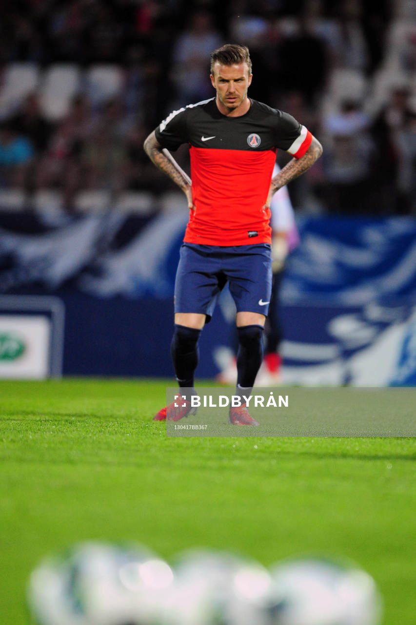 David BECKHAM - 17.04.2013 - Evian Thonon / Paris Saint