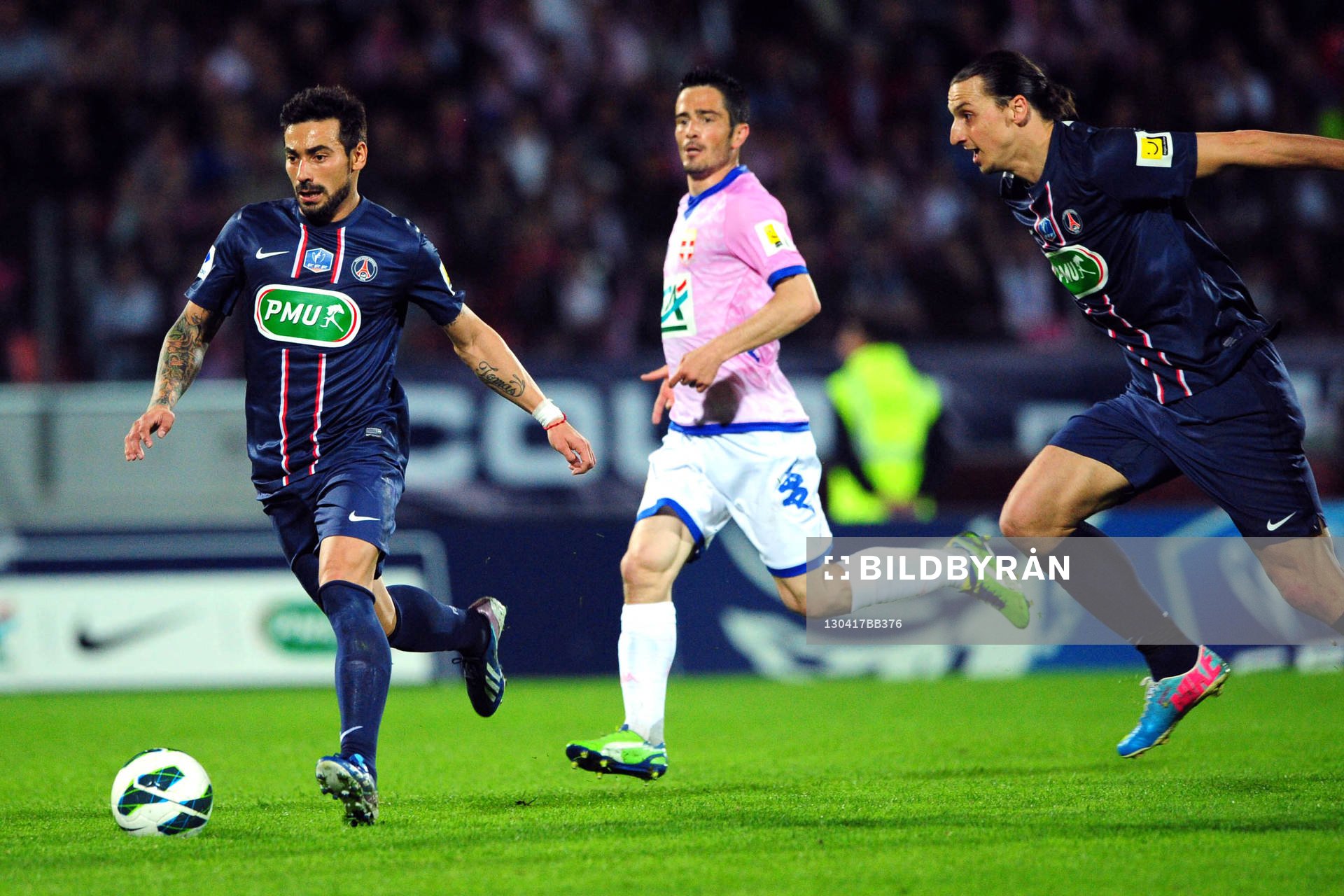 Ezequiel LAVEZZI - 17.04.2013 - Evian Thonon / Paris Saint