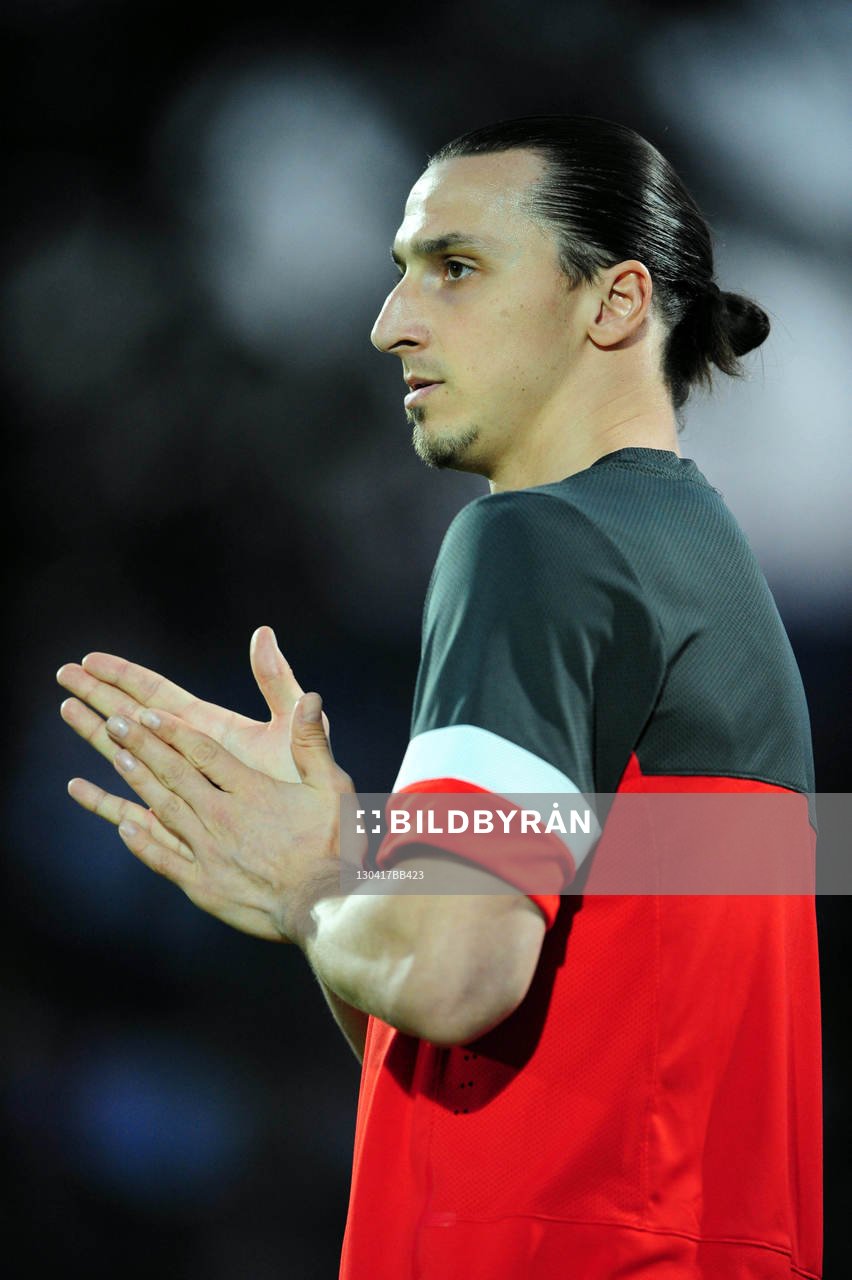  Fotboll, Franska cupen, Evian Thonon - PSG: Zlatan IBRAHIMOVIC - 17.04.2013 - Evian Thonon / Paris Saint Germain - 1/4Finale Coupe de France