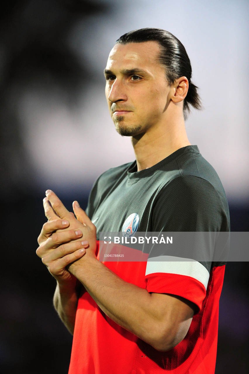 Fotboll, Franska cupen, Evian Thonon - PSG: Zlatan IBRAHIMOVIC - 17.04.2013 - Evian Thonon / Paris Saint Germain - 1/4Finale Coupe de France