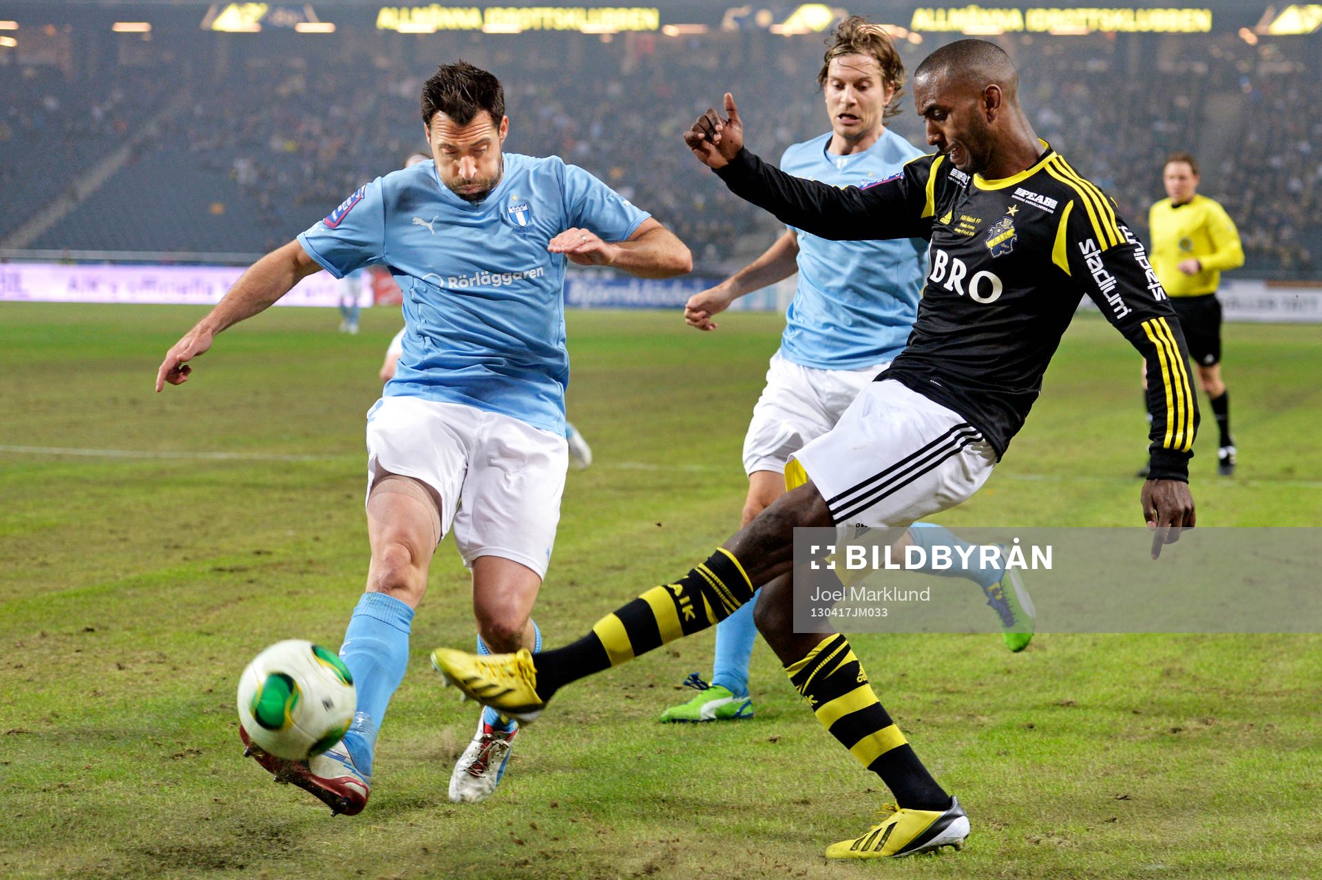 Matias Concha, Malmö FF och Henok Goitom, AIK