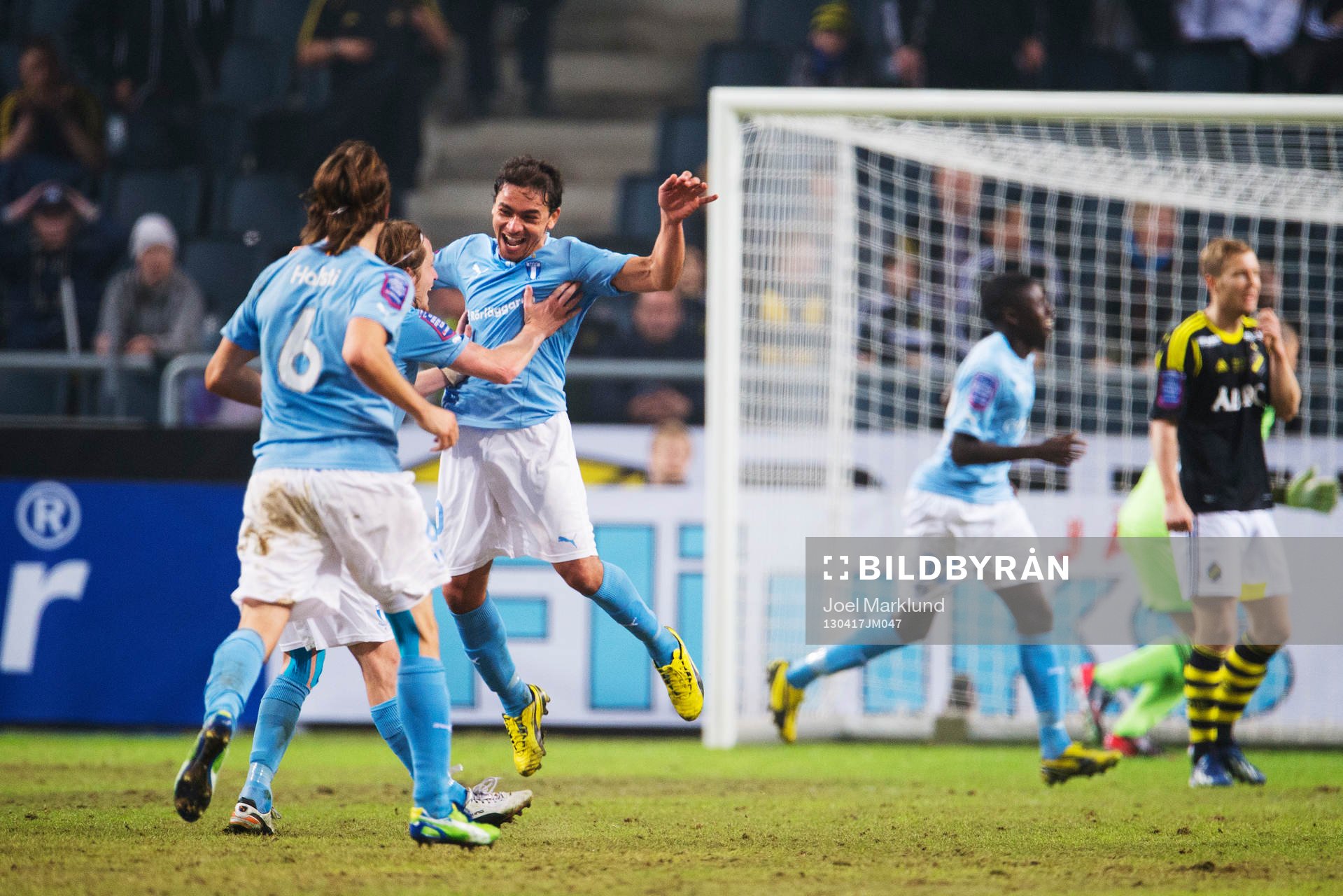 Ricardinho, Malmö FF, jublar