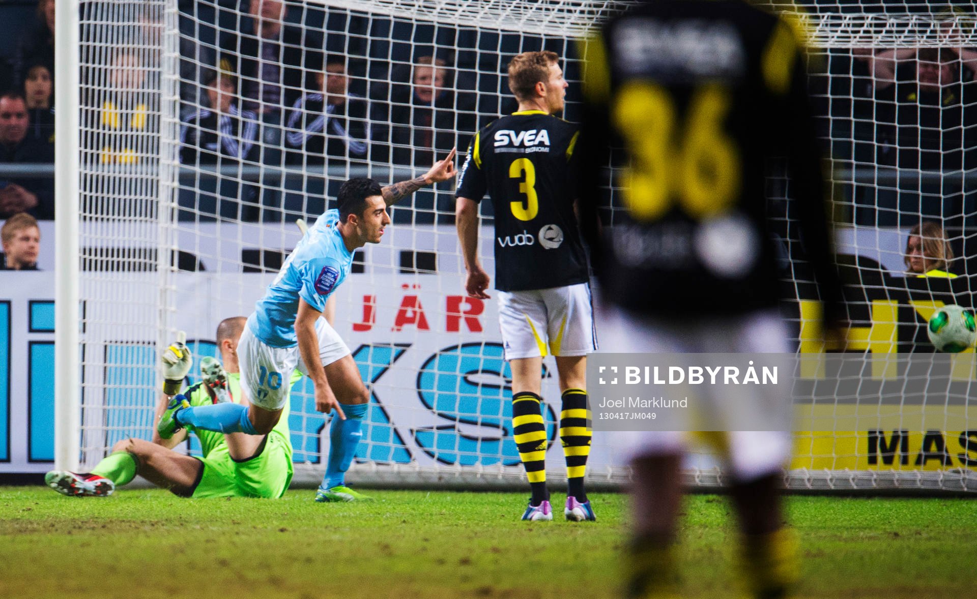 Jiloan Hamad, Malmö FF, jublar