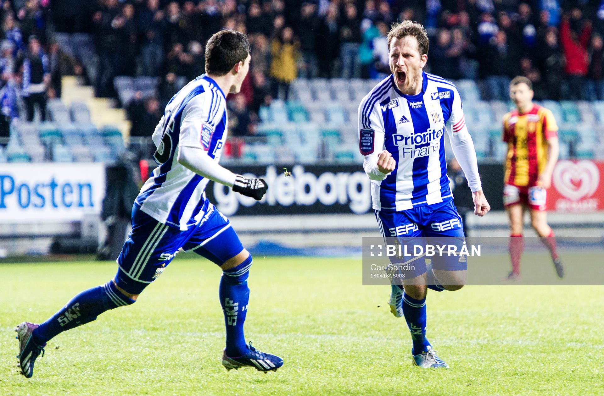 Tobias Hysén, IFK Göteborg, jublar