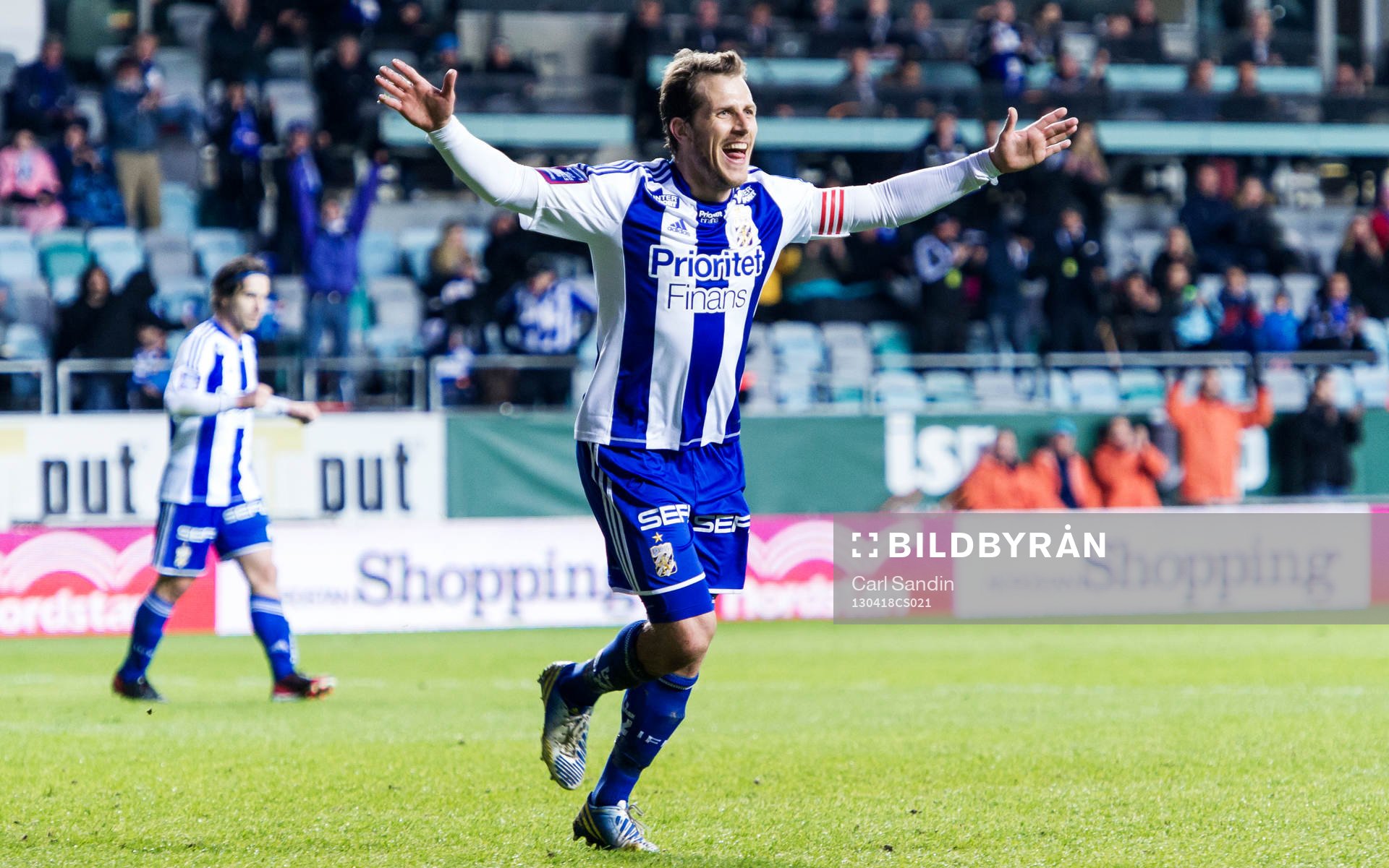 Tobias Hysén, IFK Göteborg, jublar
