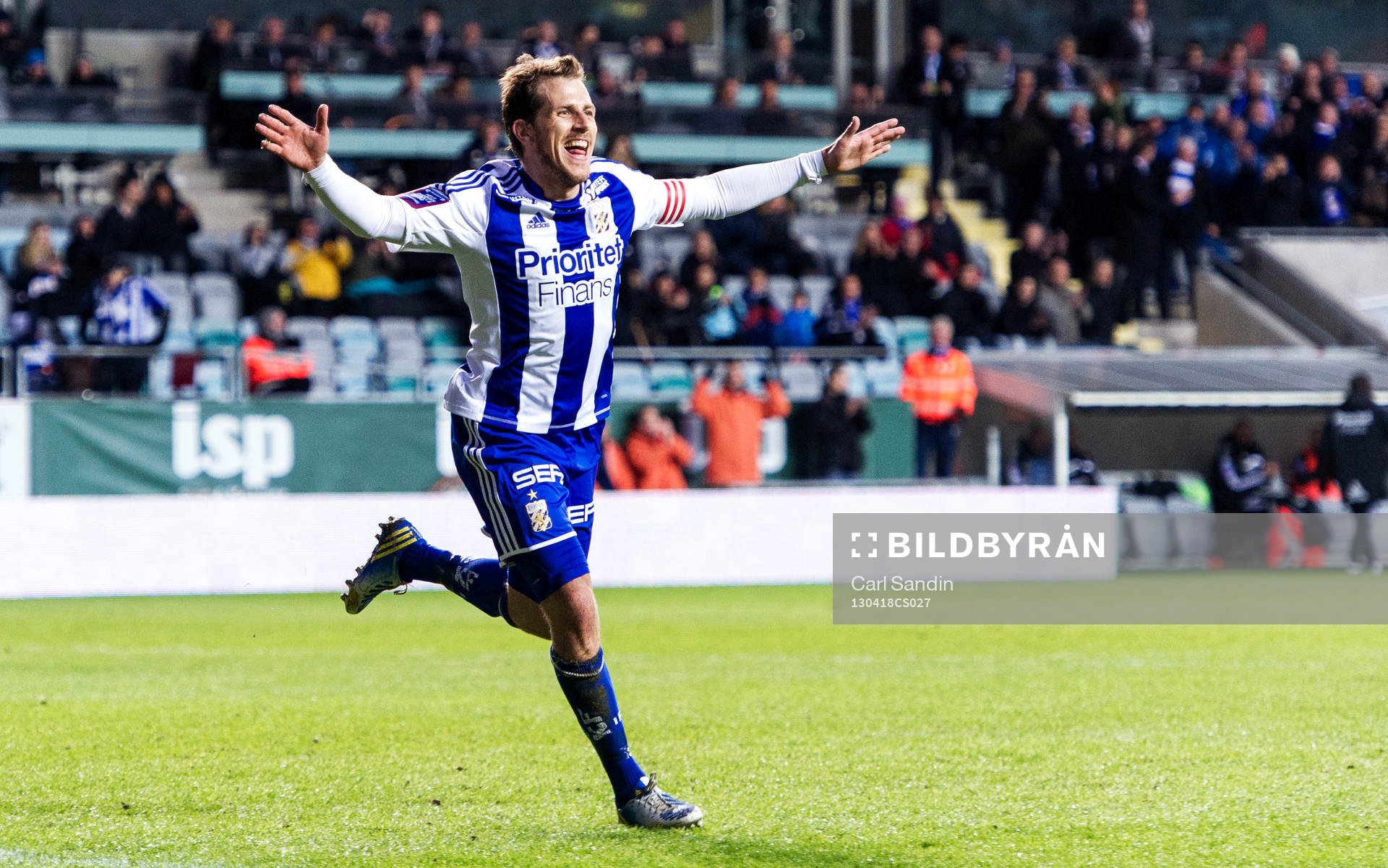 Tobias Hysén, IFK Göteborg, jublar