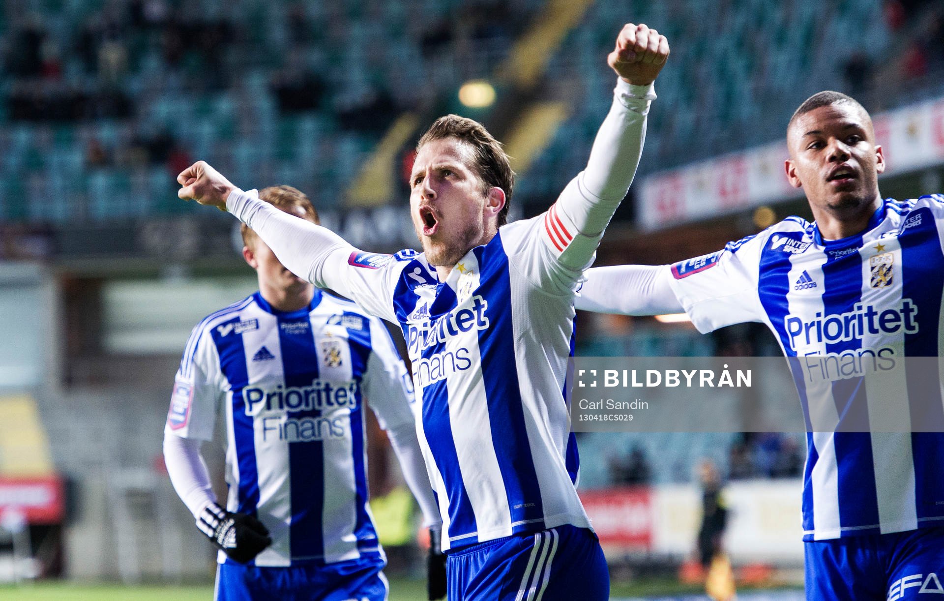 Tobias Hysén, IFK Göteborg, jublar