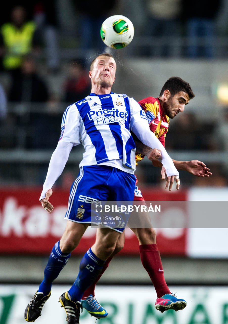 Nickduell mellan Jakob Johansson, IFK Göteborg, och