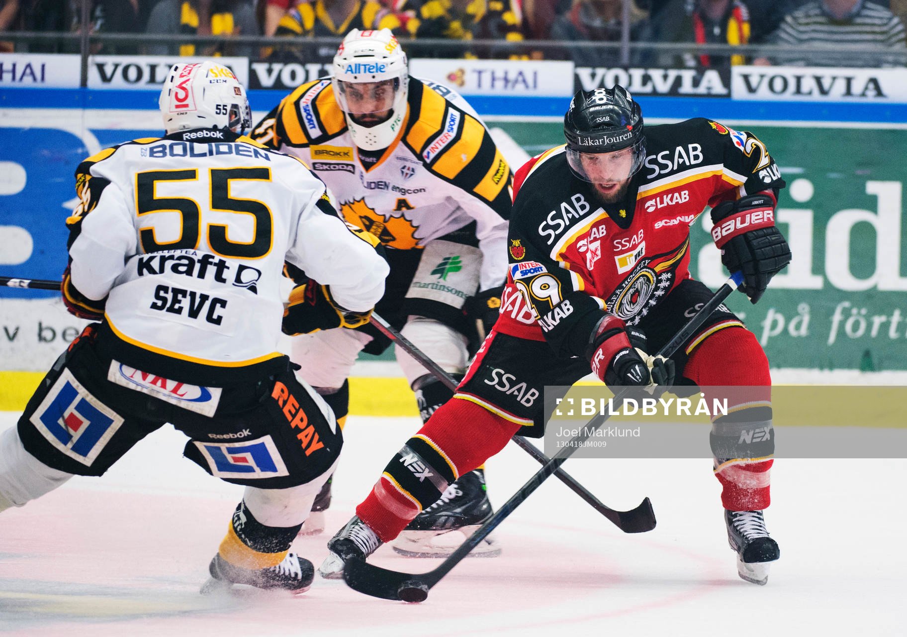 Martin Sevc och Pierre-Edouard Bellemare, Skellefteå,