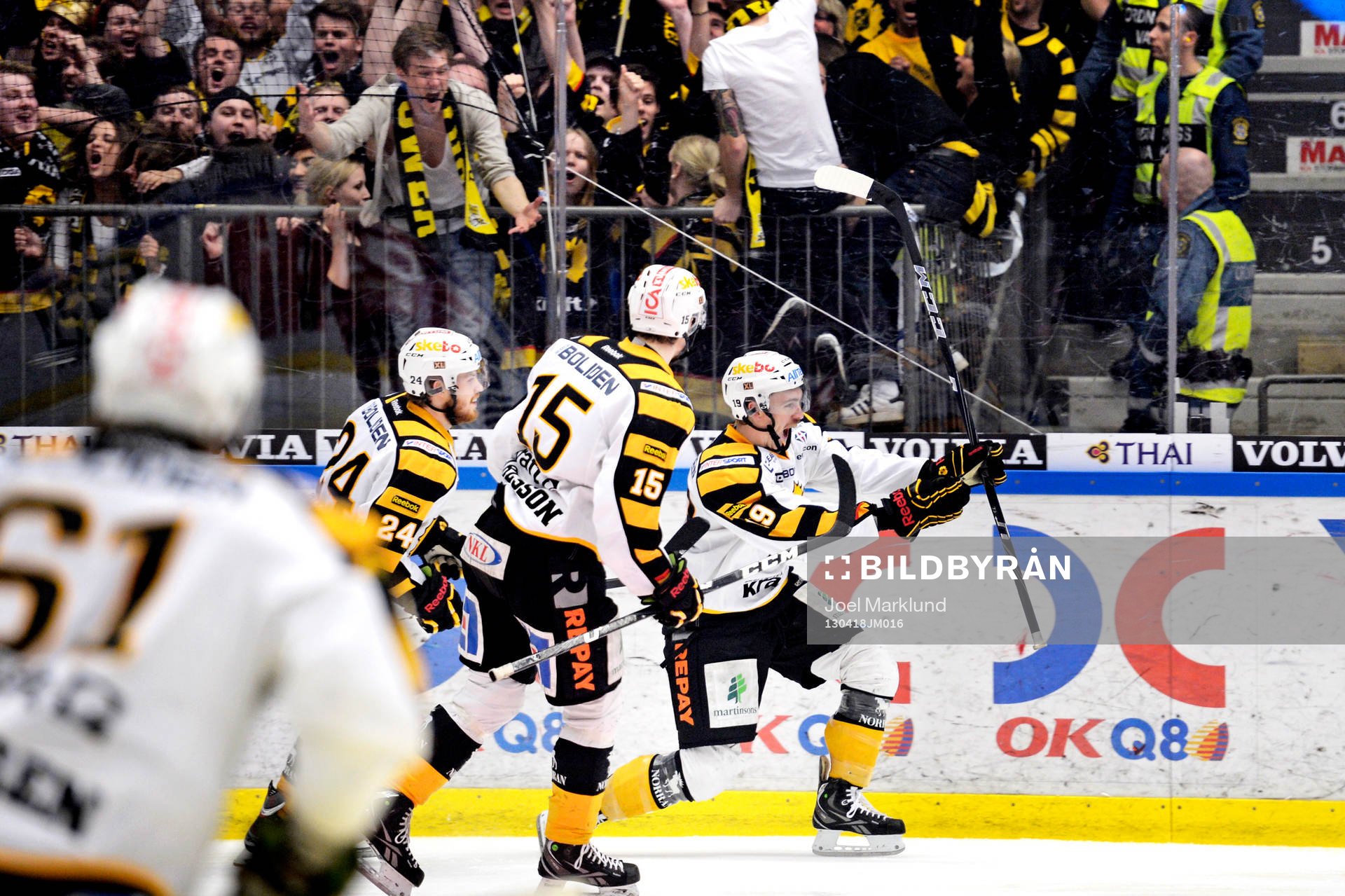 Oscar Lindberg, Melker Kalrsson och Johan Forsberg,