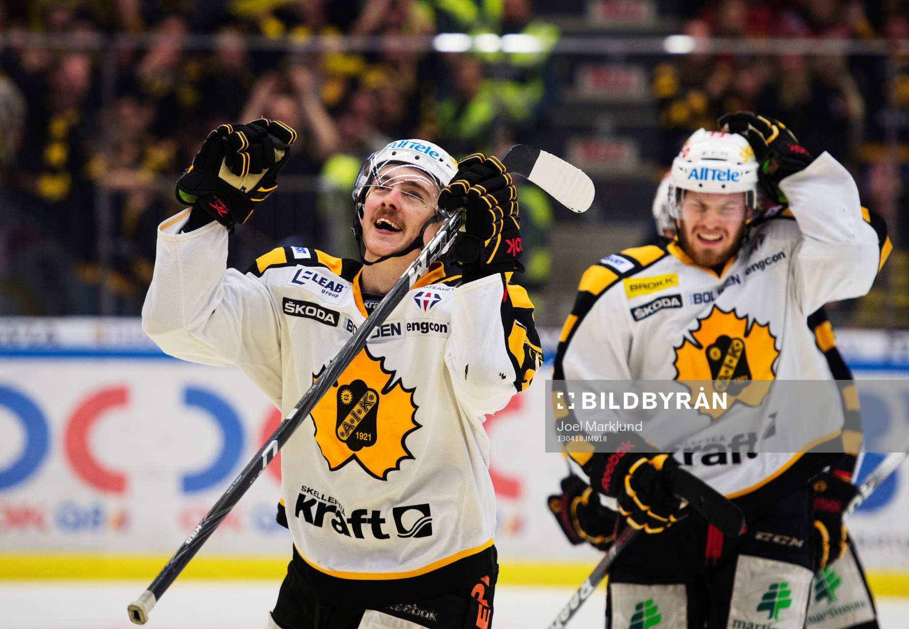 Johan Forsberg, Skellefteå, jublar