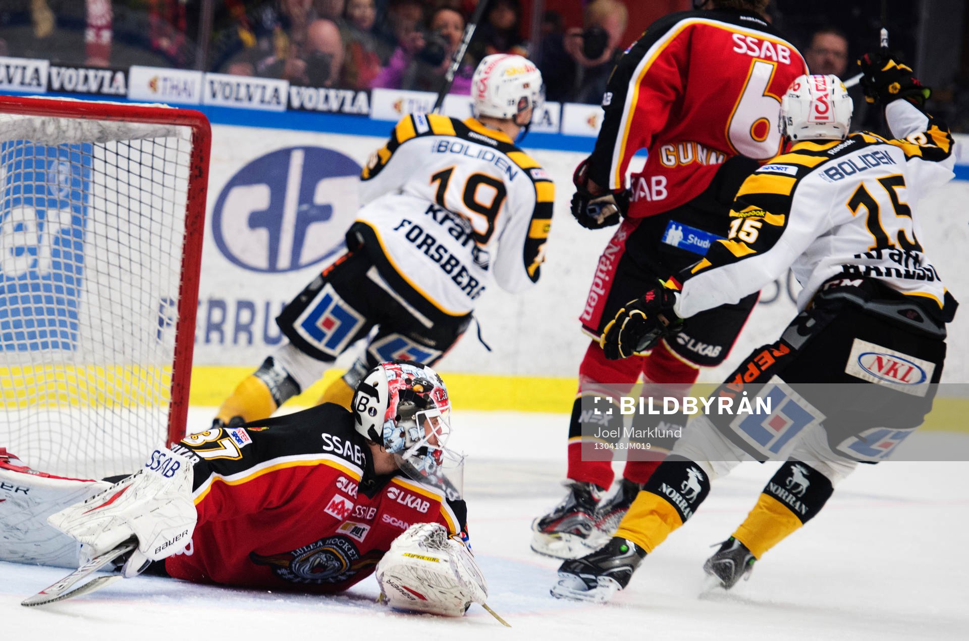 Johan Gustafsson, målvakt, Luleå, deppar