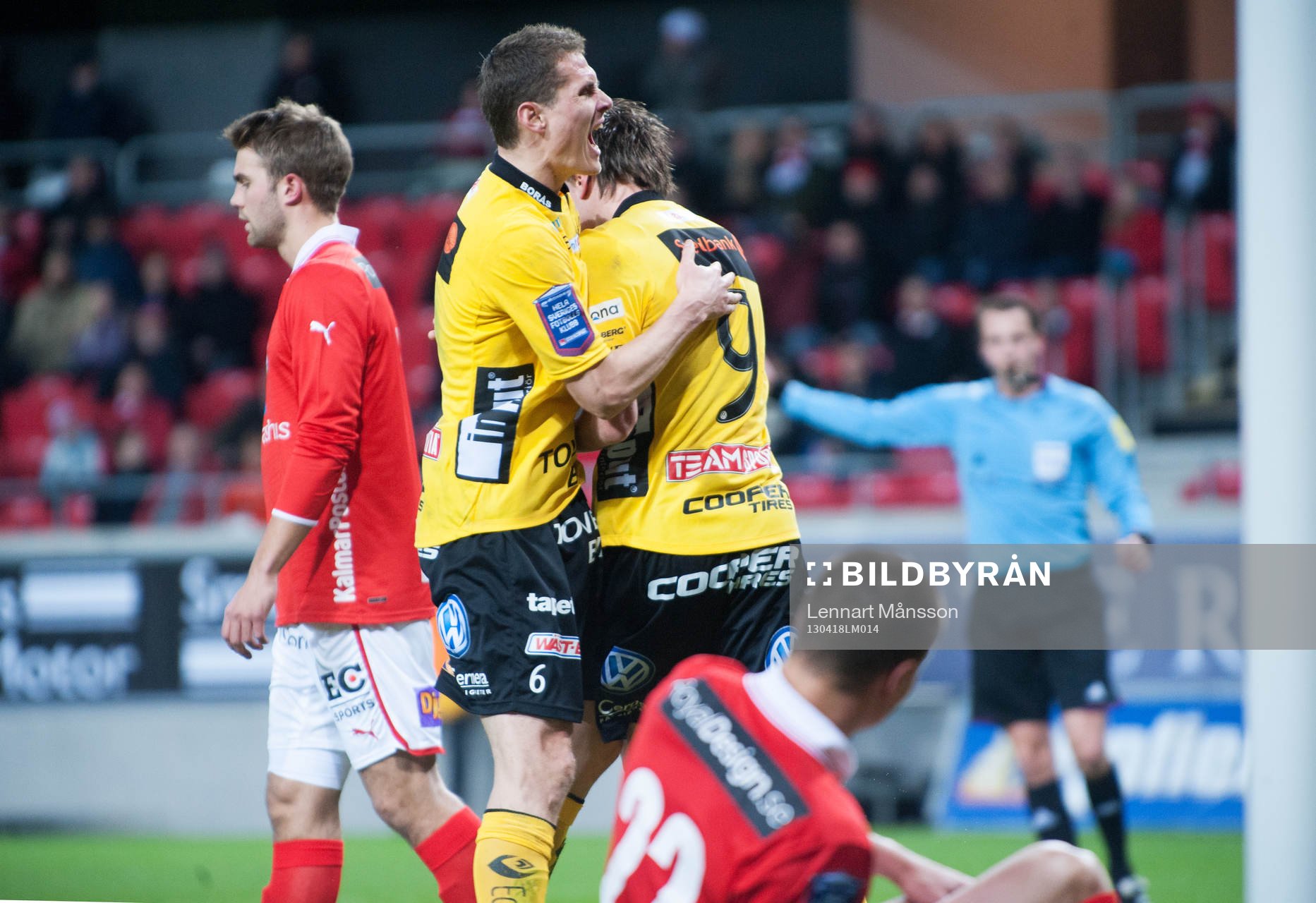 1-1, Mohamed Bangura, Elfsborg, nickar fram till Lasse