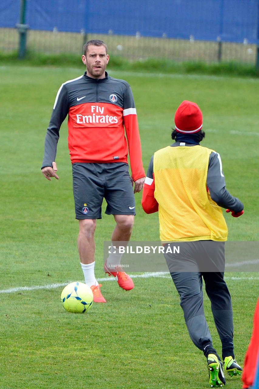 Sylvain ARMAND   - 19.04.2013 - Entrainement du PSG