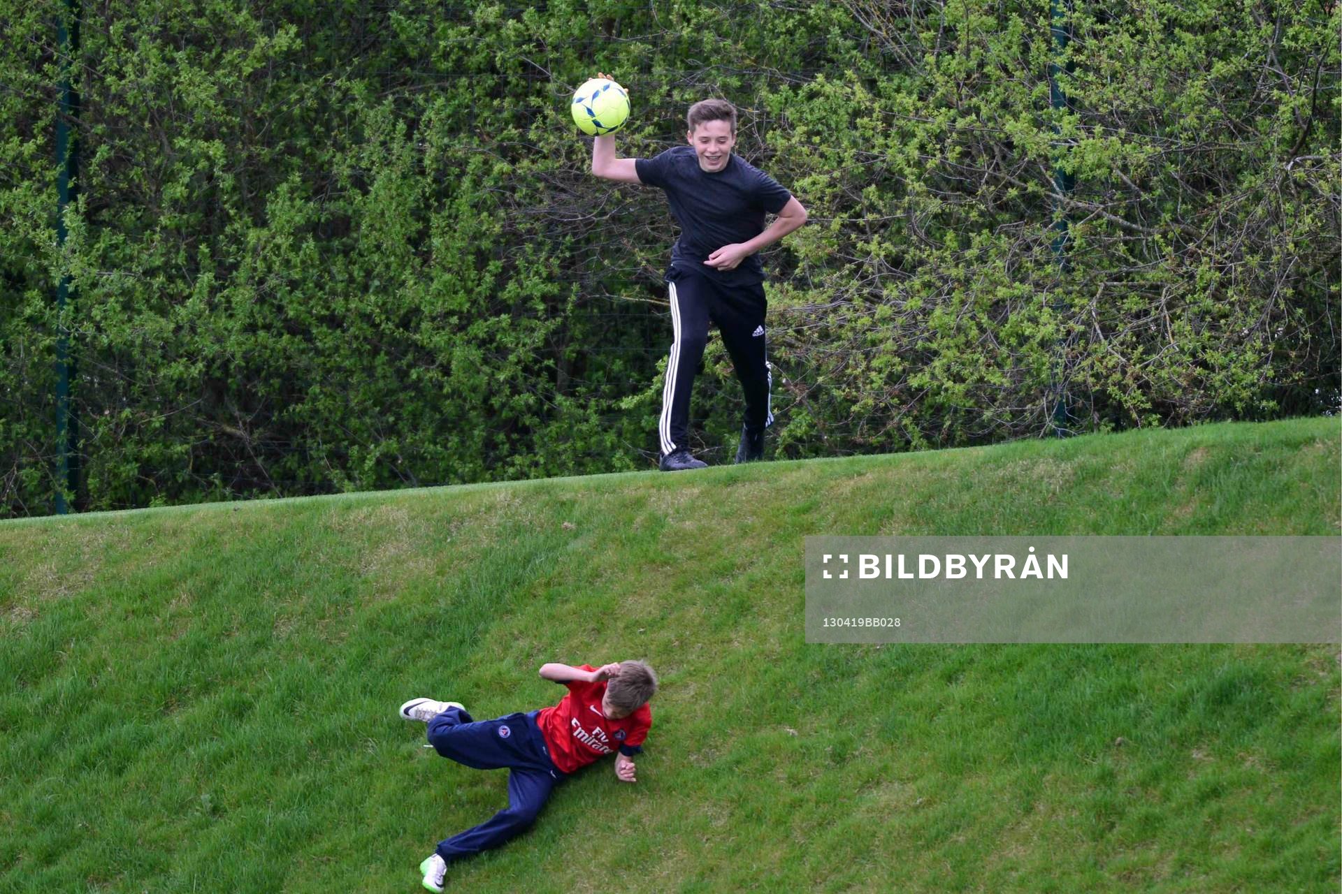 Brooklyn BECKHAM / Romeo BECKHAM - 19.04.2013 -