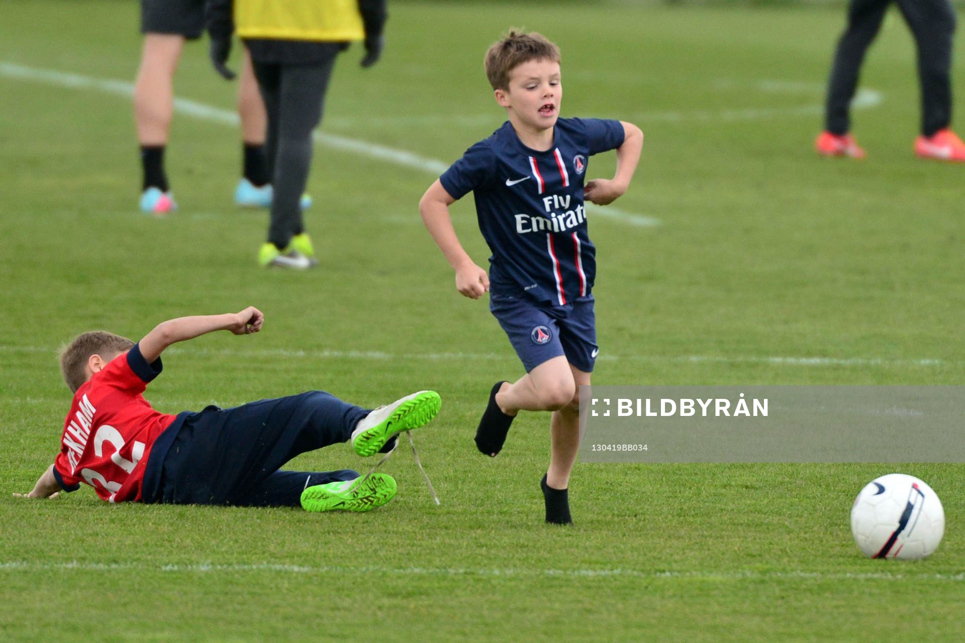 Cruz BECKHAM / Romeo BECKHAM  - 19.04.2013 - Entrainement