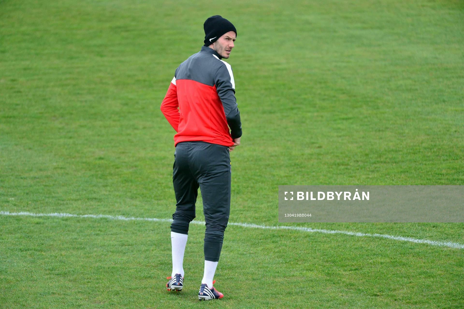 David BECKHAM - 19.04.2013 - Entrainement du PSG