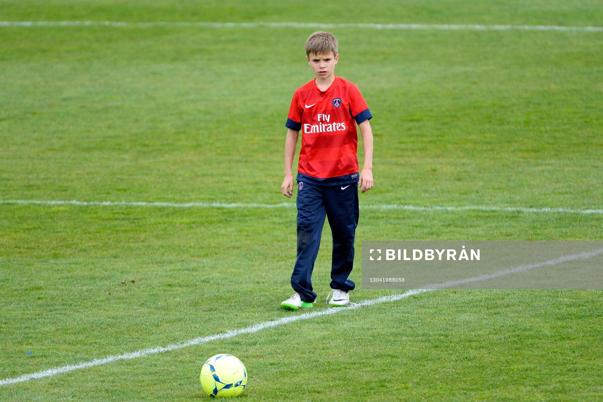 Romeo BECKHAM  - 19.04.2013 - Entrainement Paris Saint