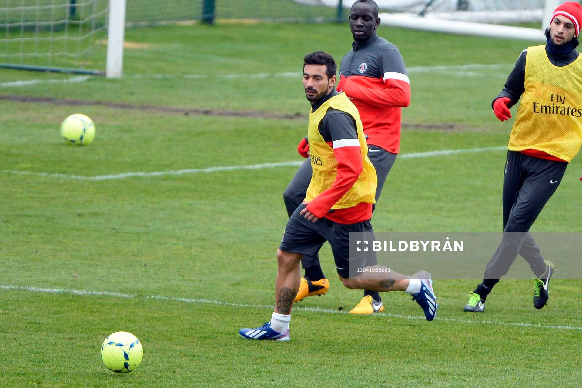 Ezequiel LAVEZZI - 19.04.2013 - Entrainement Paris Saint