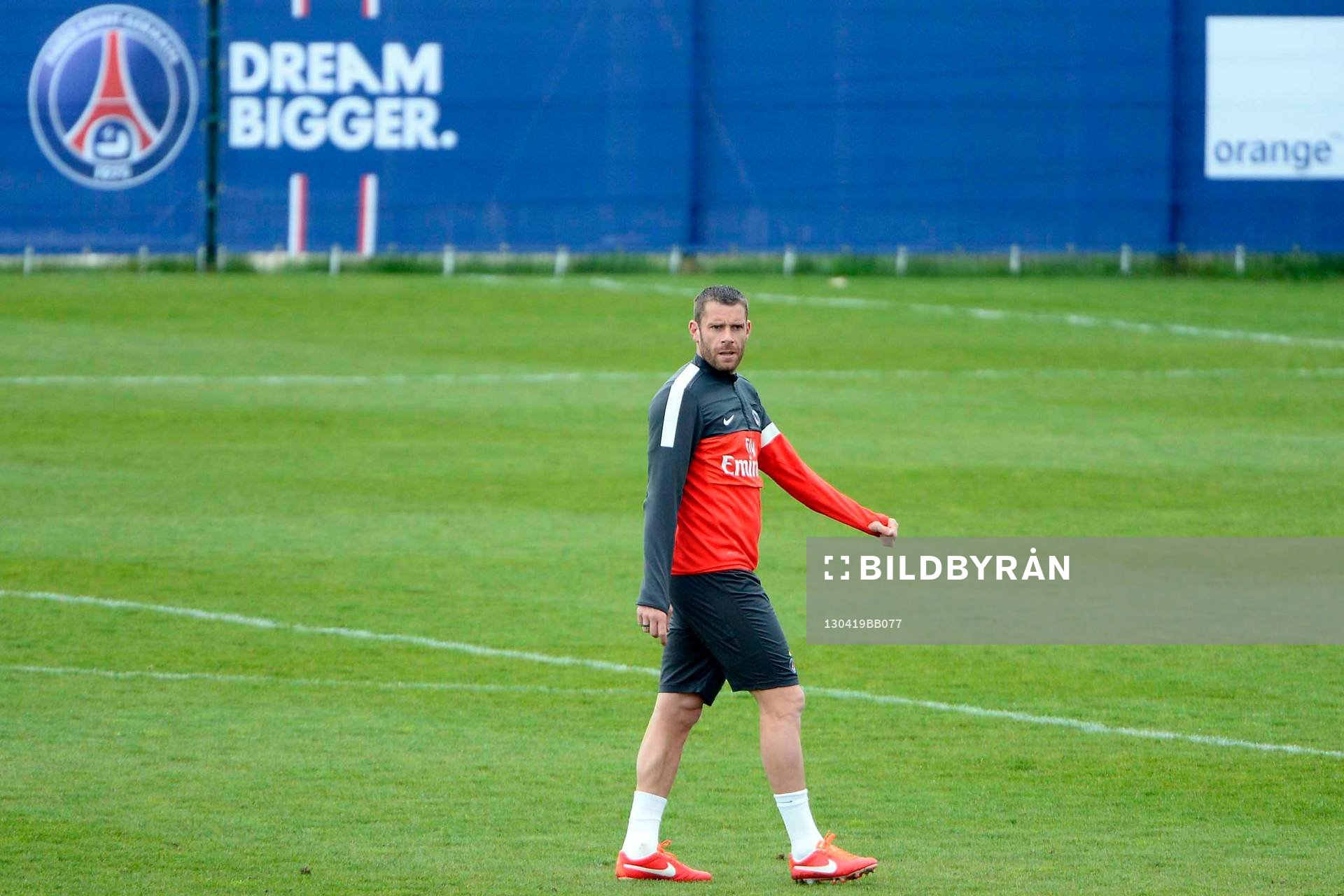  Fotboll, PSG, Träning: Sylvain ARMAND - 19.04.2013 - Entrainement Paris Saint Germain -Camps des Loges-